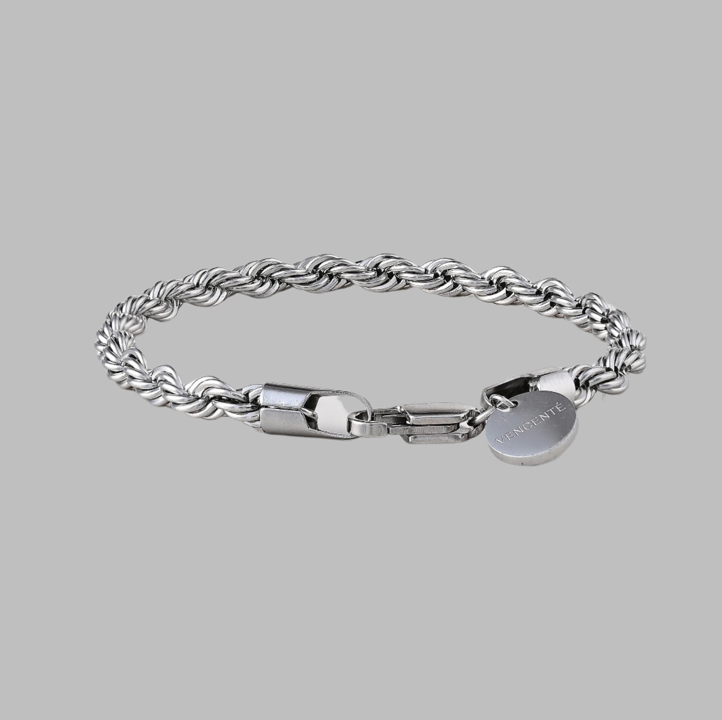 Rope Bracelet 5MM (White Gold)