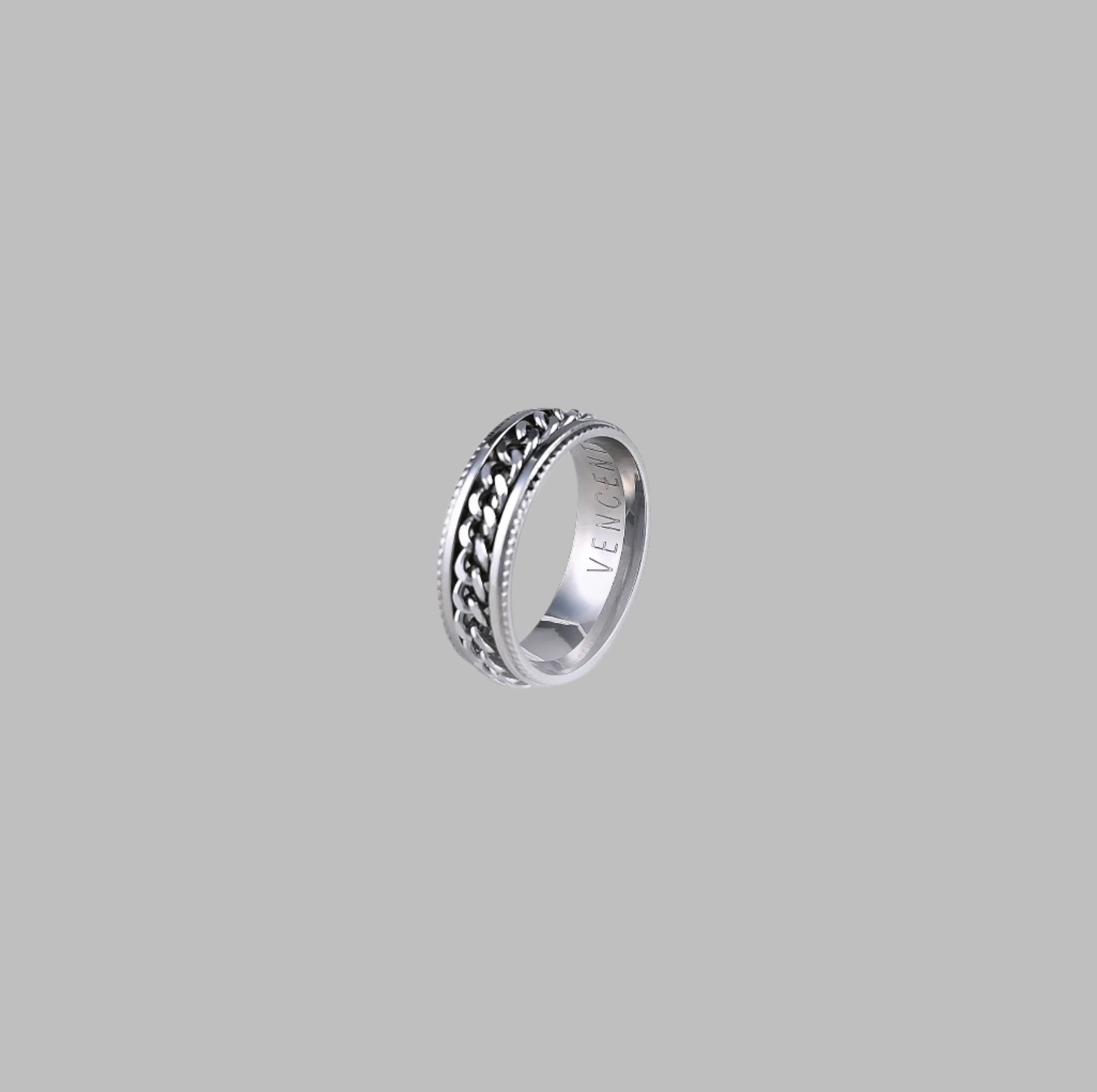 Cuban Ring (White Gold)