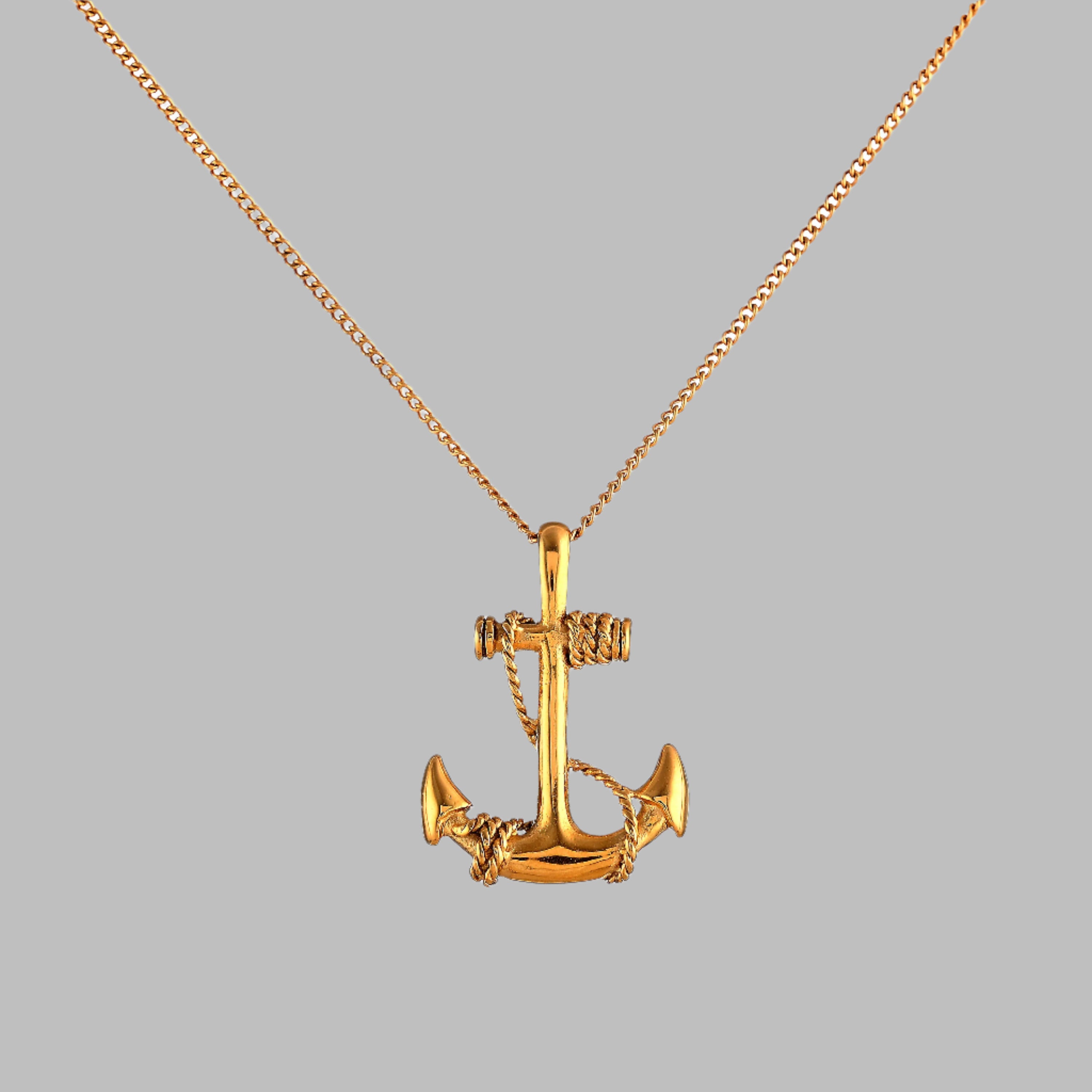 Anchor Pendant (Gold)