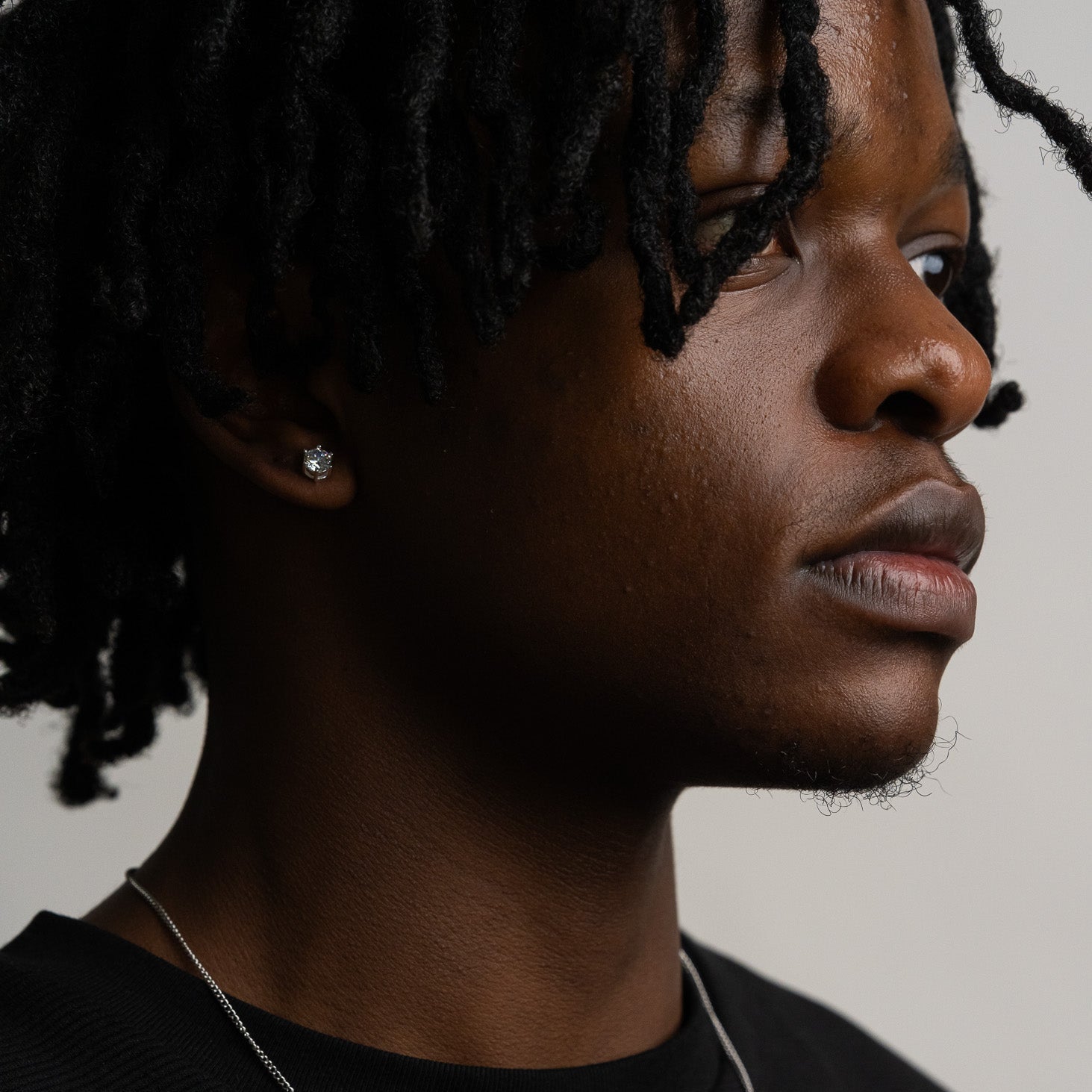 Aster Studs (White Gold)