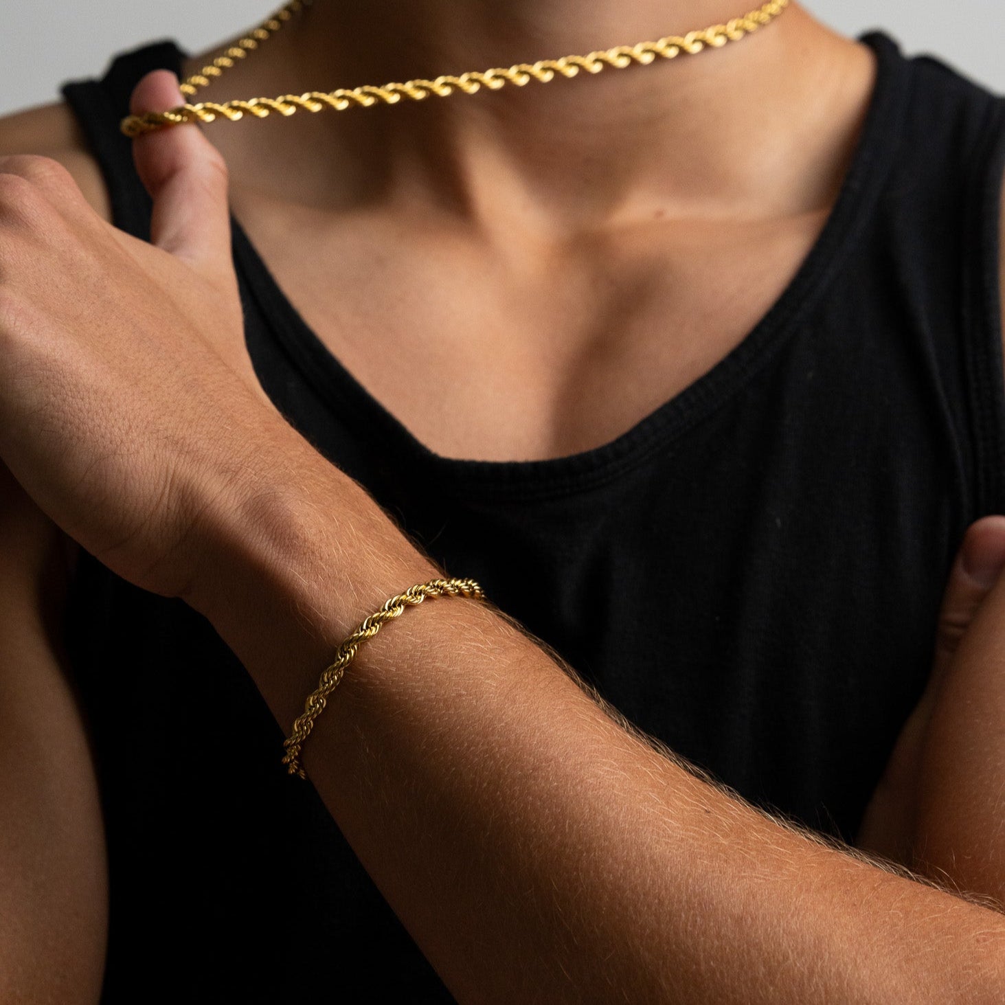 Rope Bracelet 5MM (Gold)