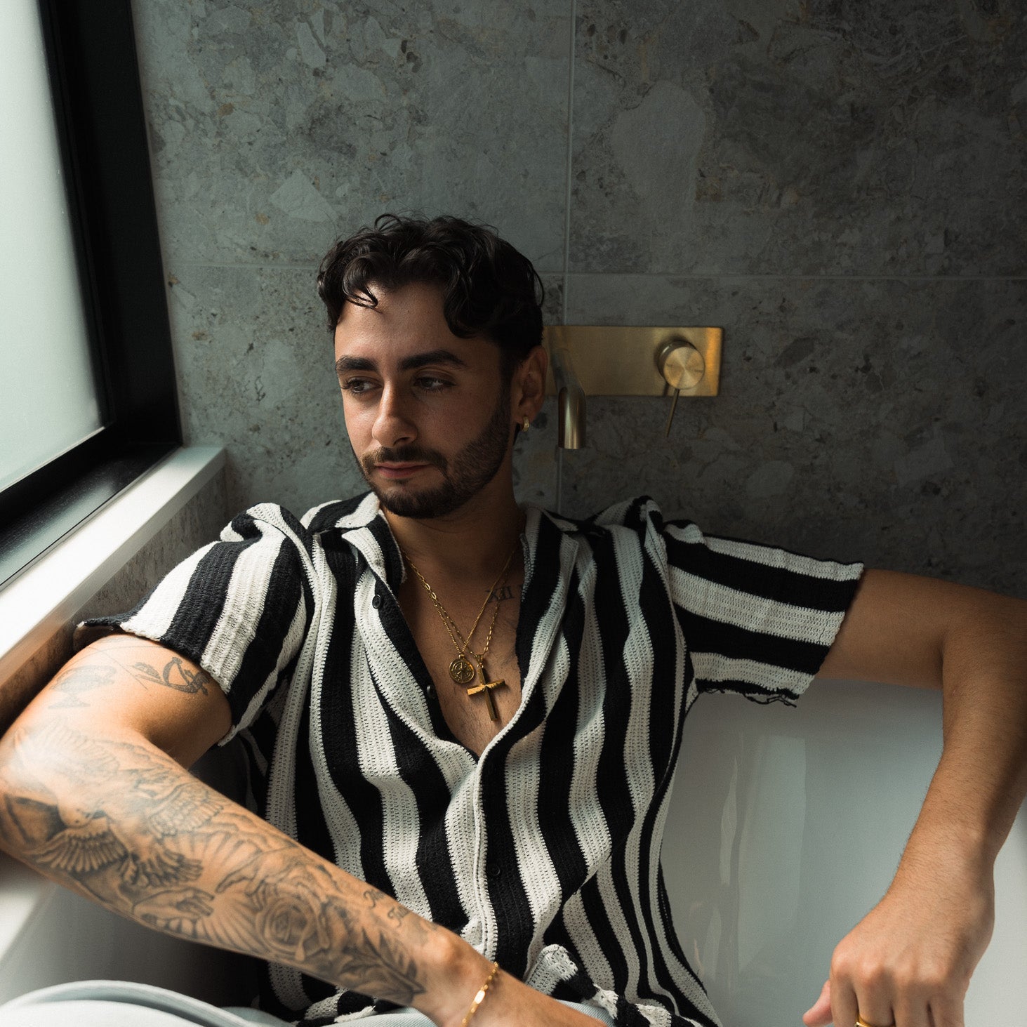 Compass Pendant (Gold)