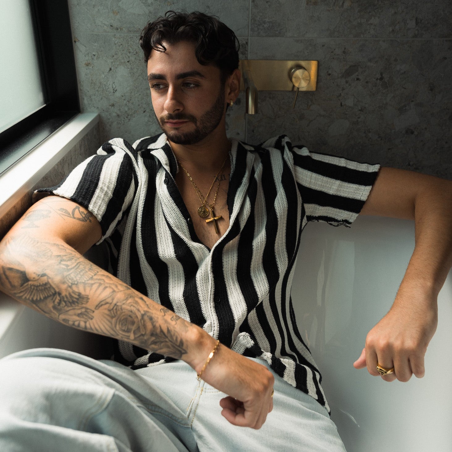 Eternal Cross Pendant (Gold)