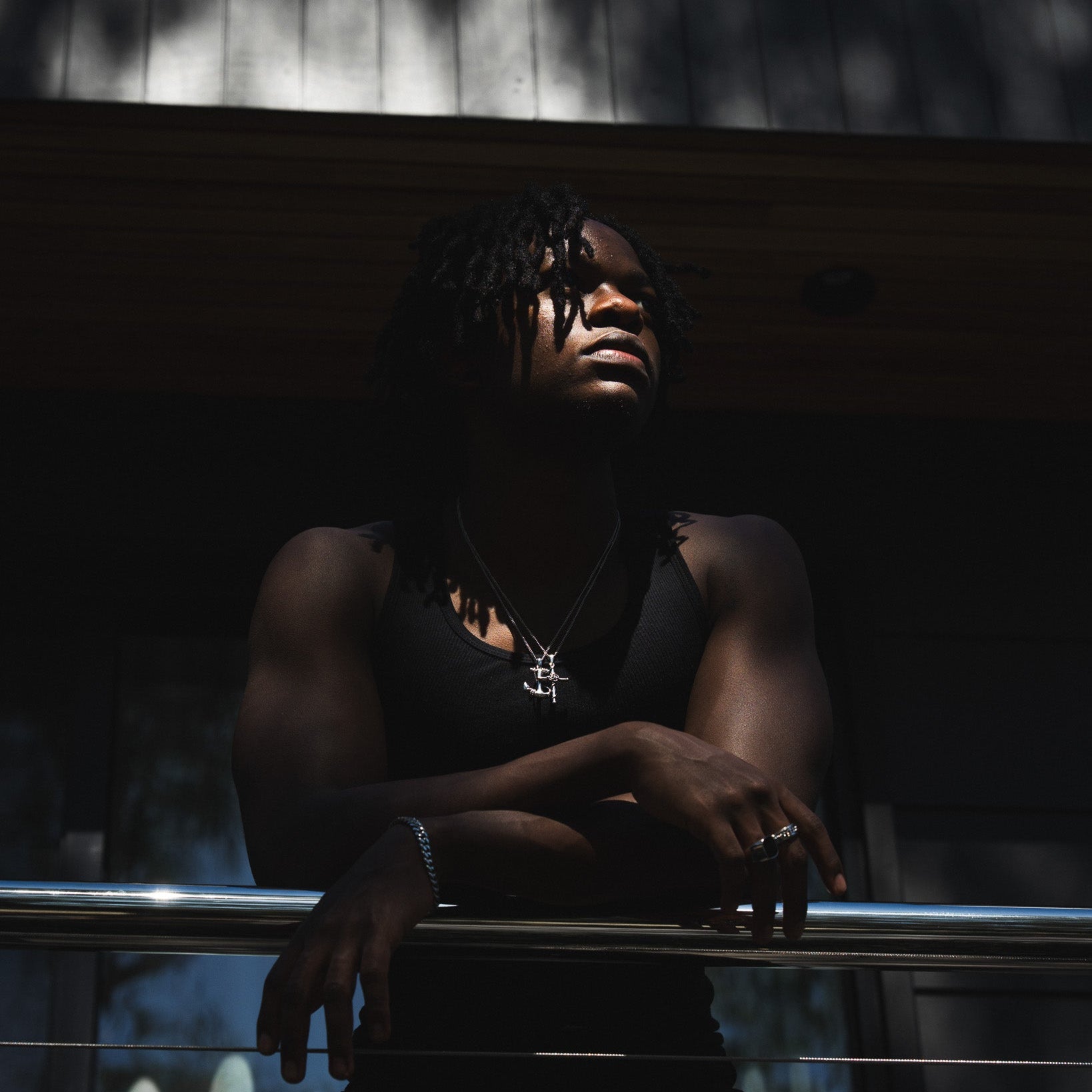 Anchor Pendant (White Gold)