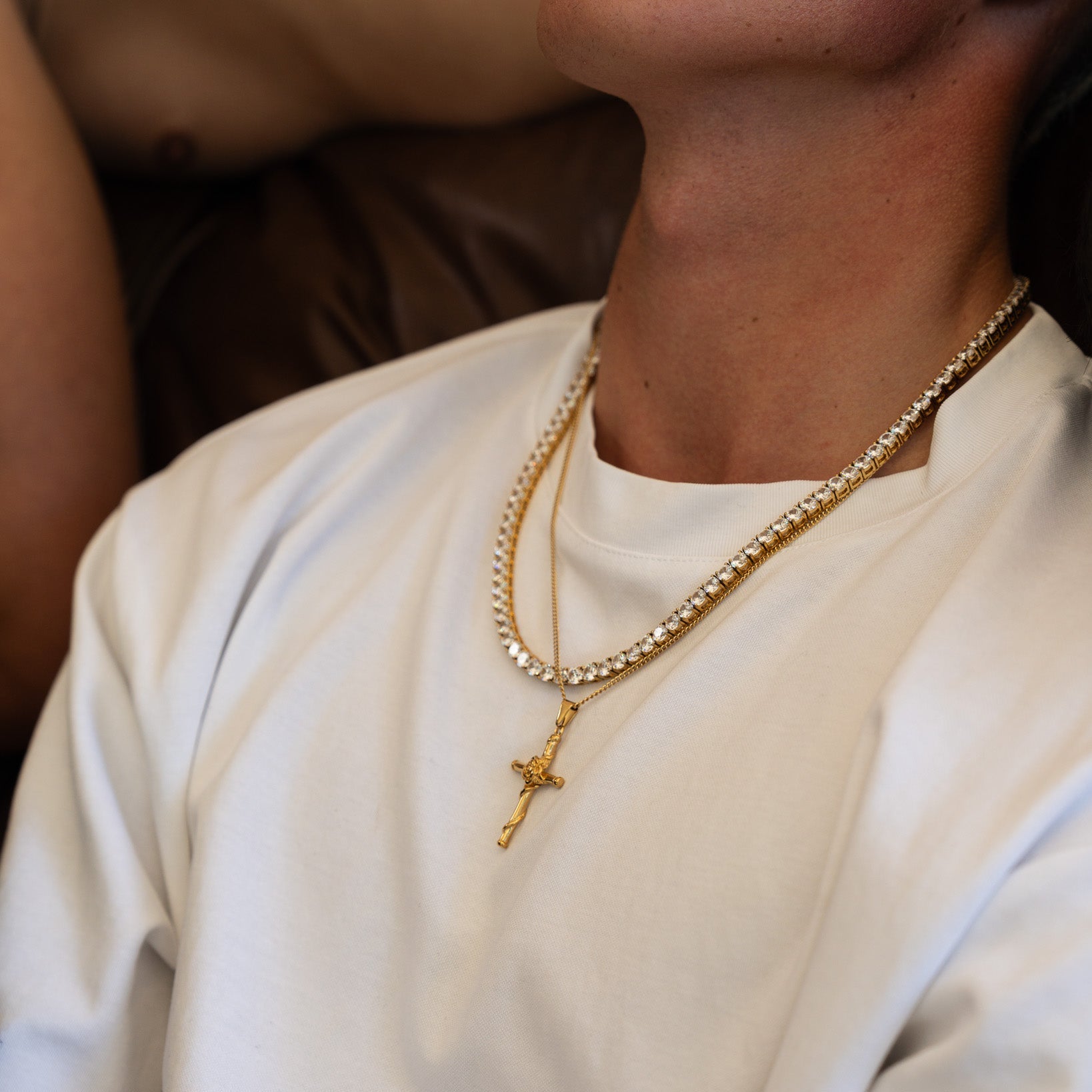 Sacred Rose Pendant (Gold)