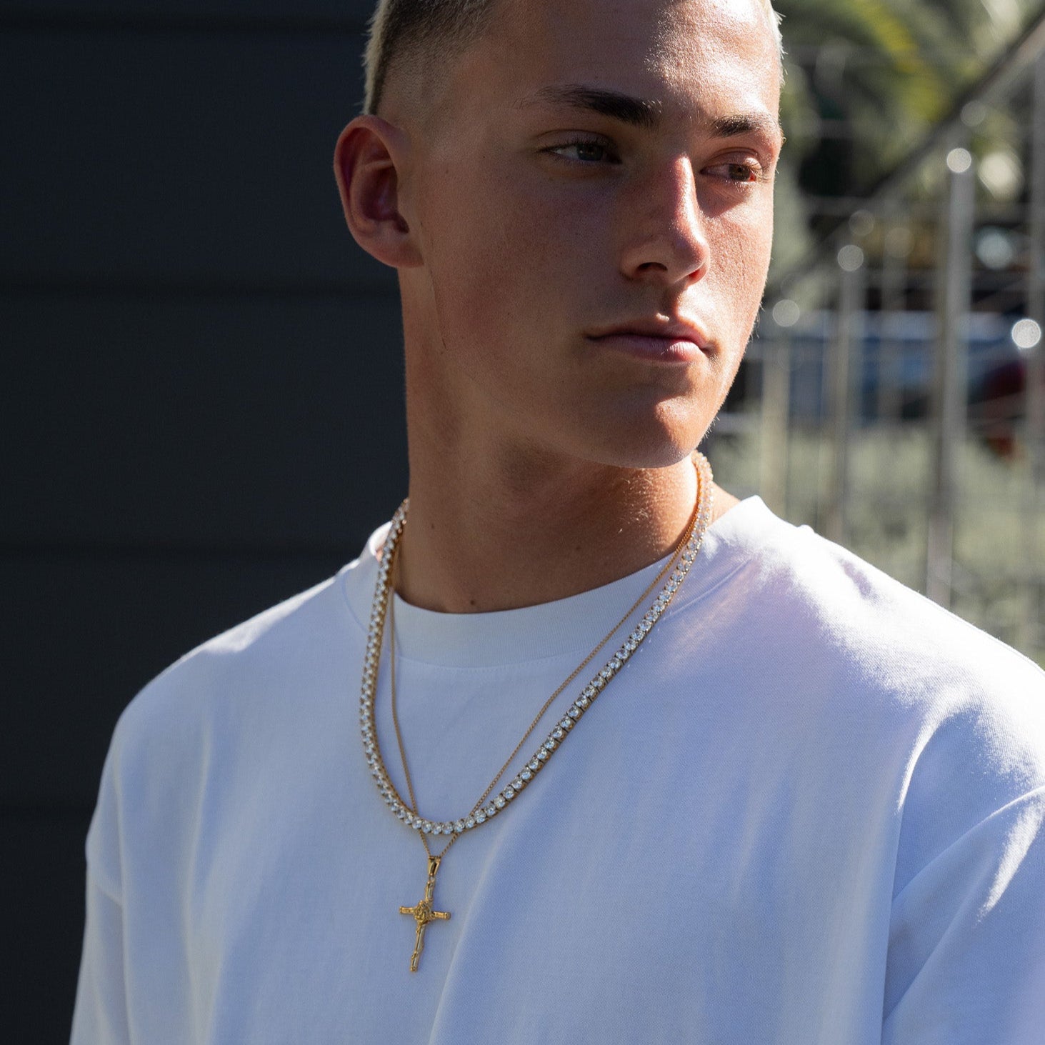 Sacred Rose Pendant (Gold)