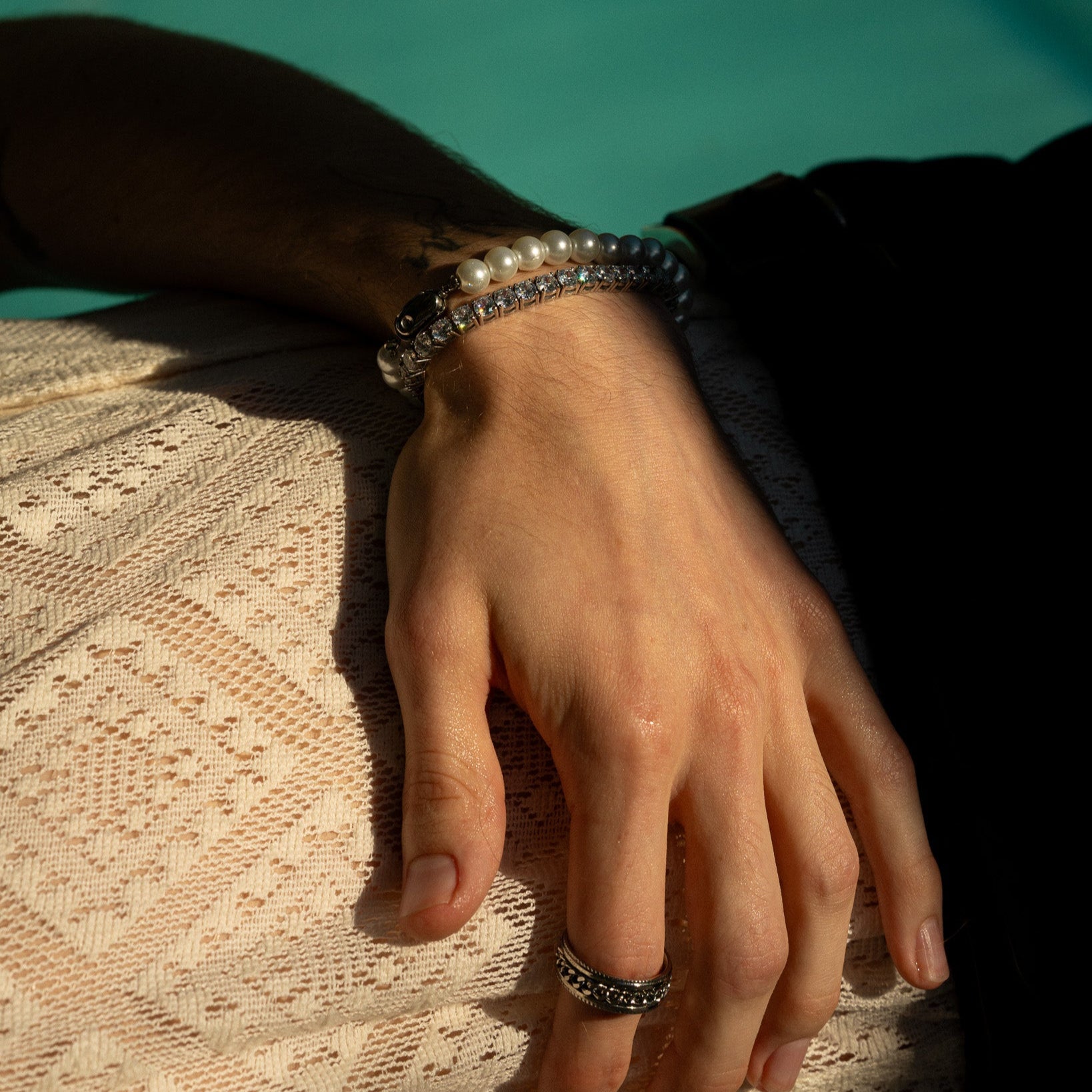 Tennis Bracelet 5mm (White Gold)