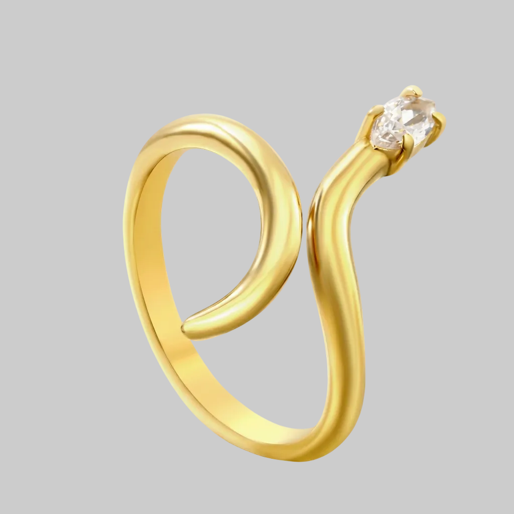 Aria Coil Ring (Gold)
