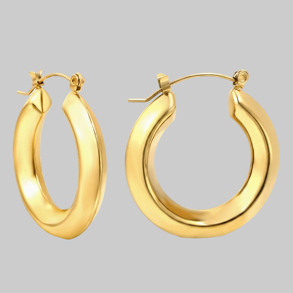 Selene Hoops (Gold)