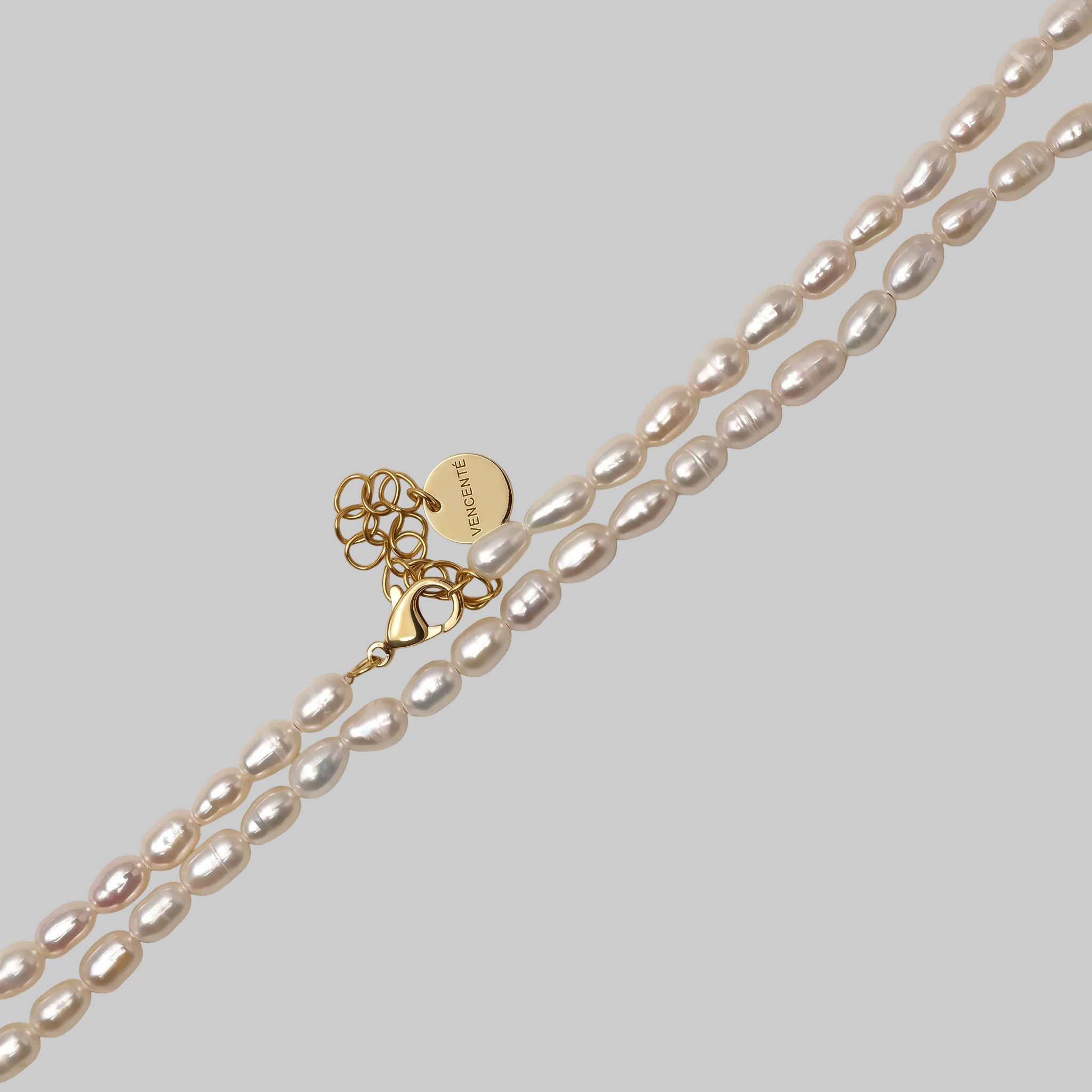 Freshwater Pearl Necklace (Gold)