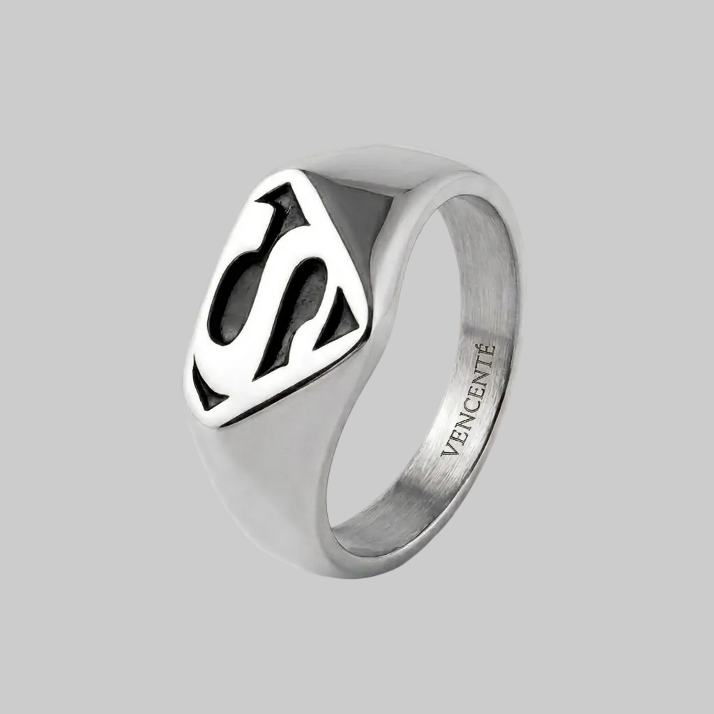 SuperMan Ring (White Gold)