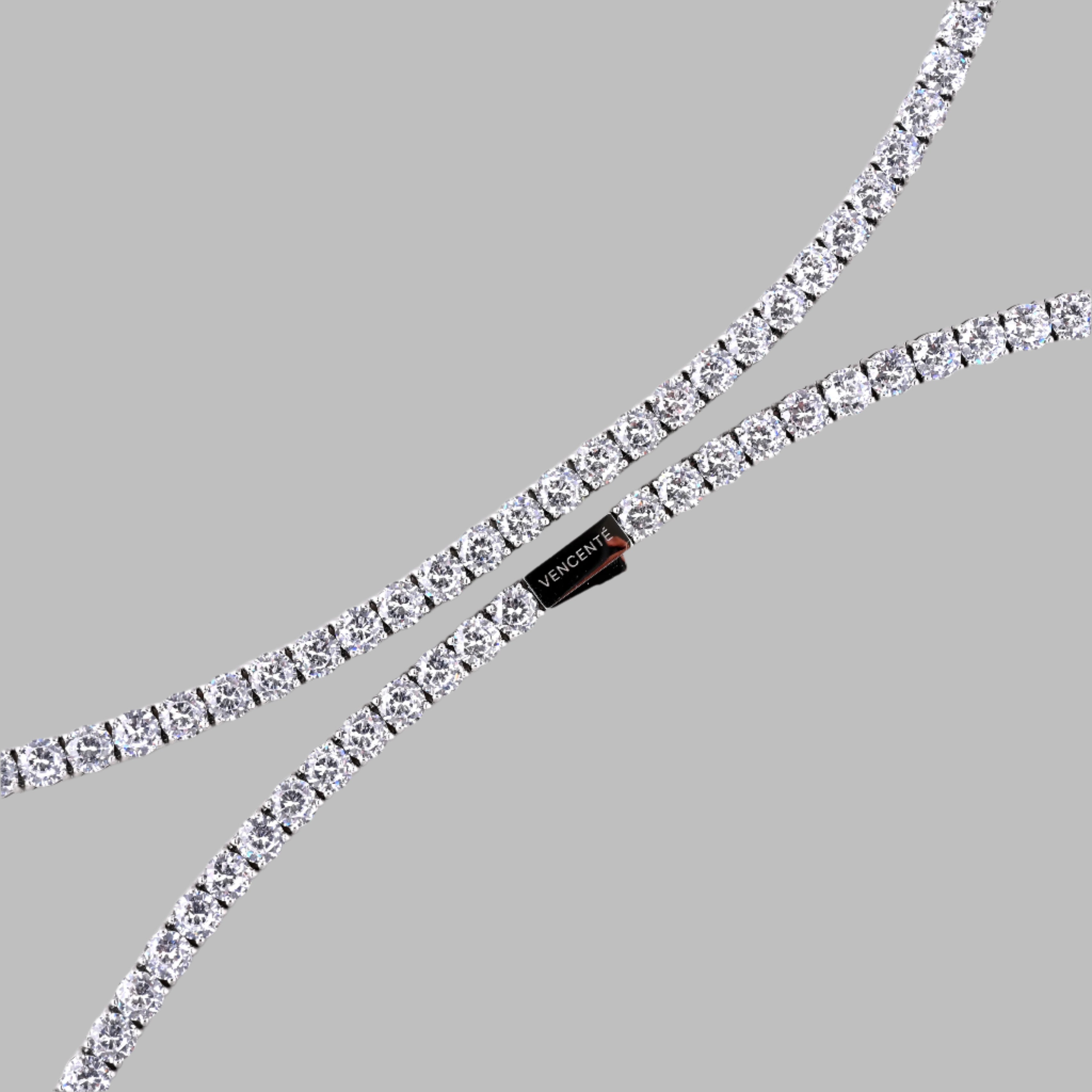 Tennis Chain 5MM (White Gold)