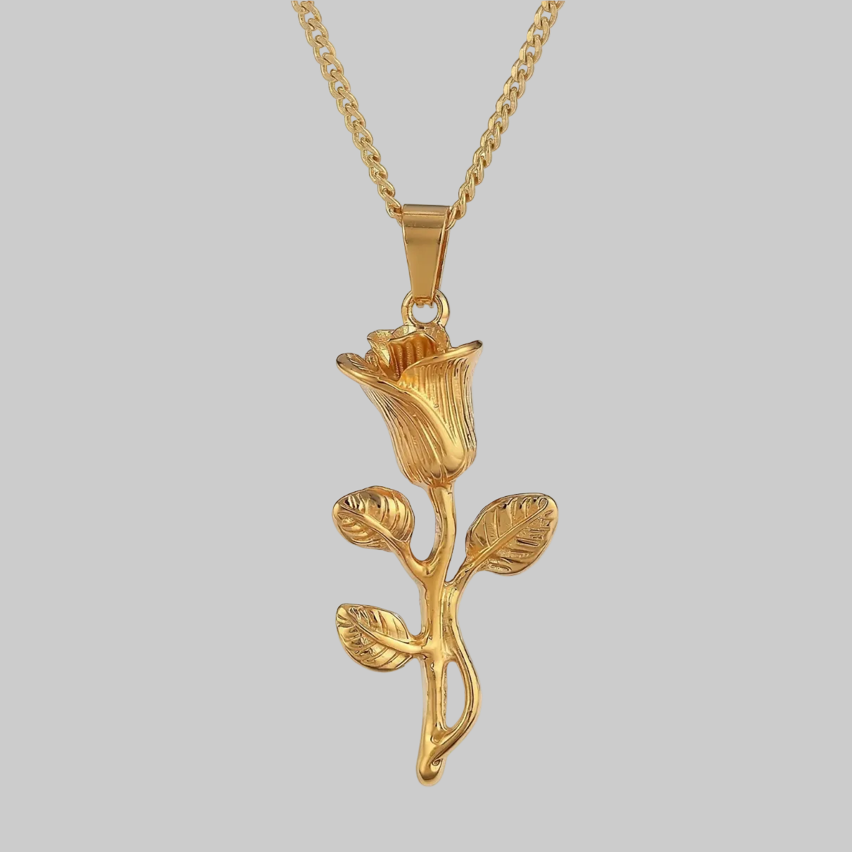 Rose Pendant (Gold)