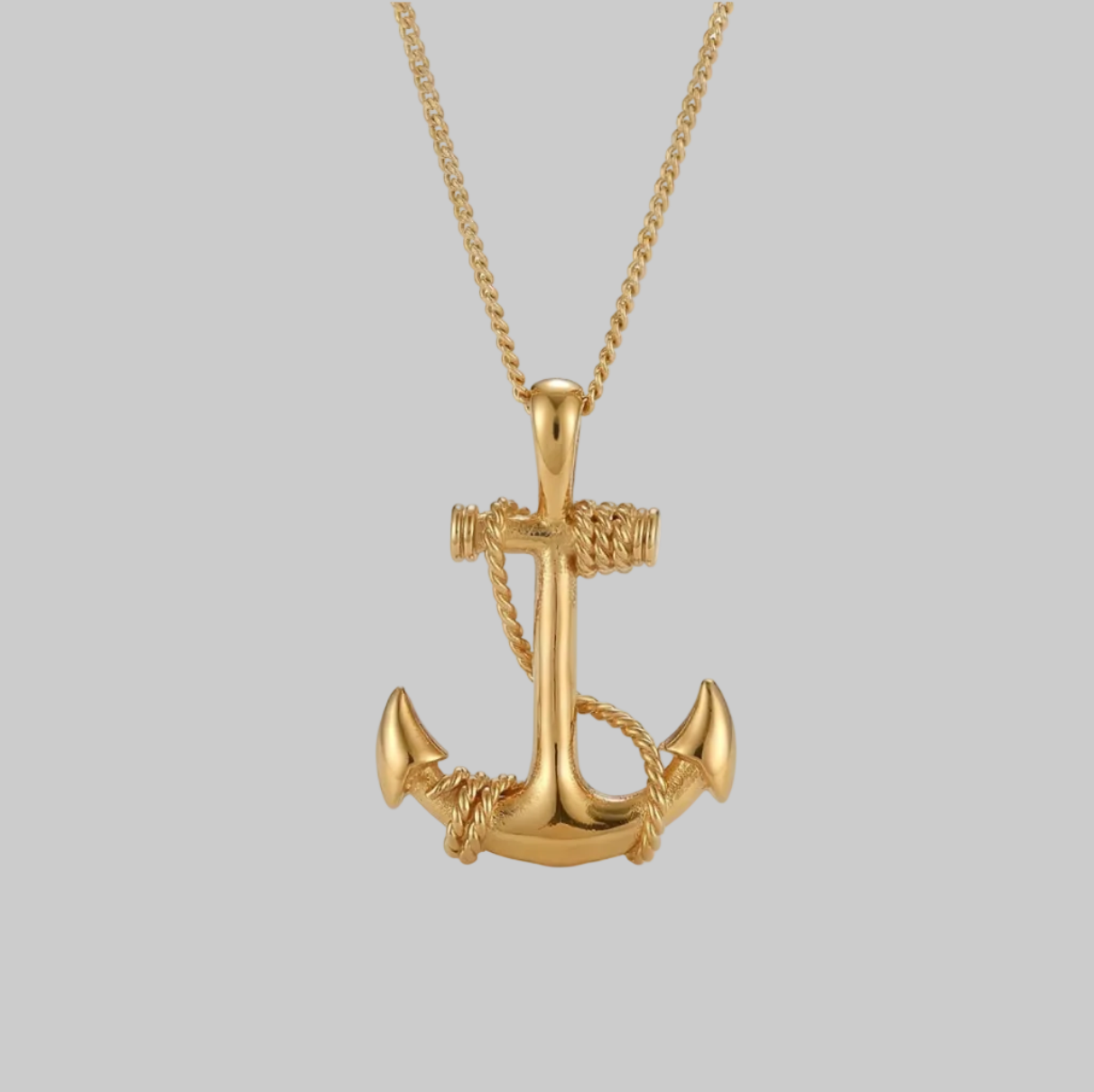 Anchor Pendant (Gold)