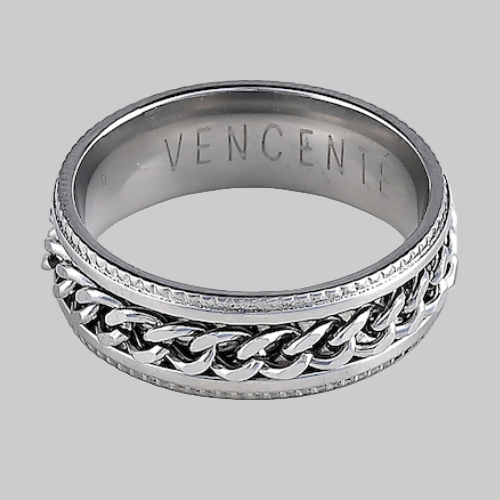 Cuban Ring (White Gold)