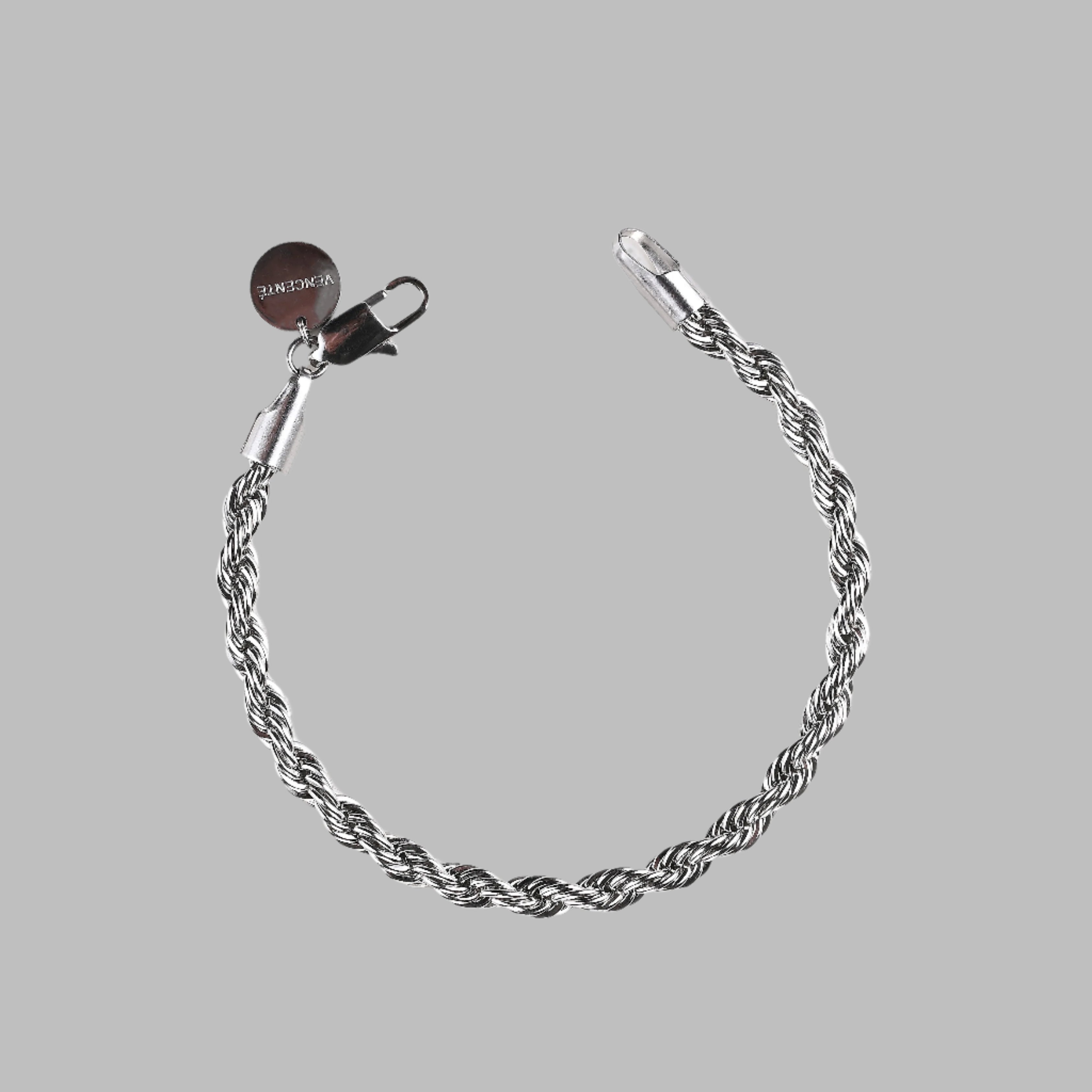 Rope Bracelet 5MM (White Gold)