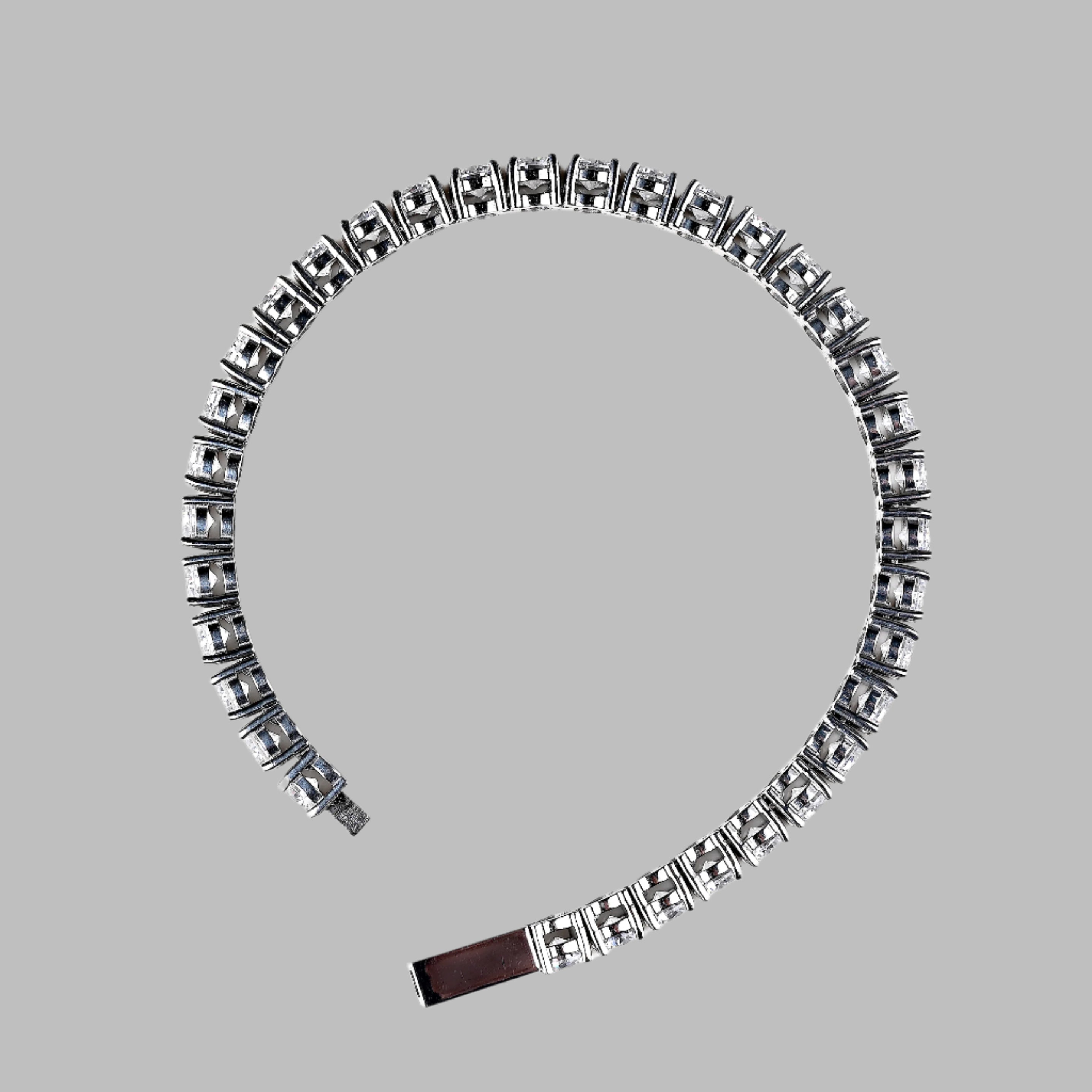 Tennis Bracelet 5mm (White Gold)