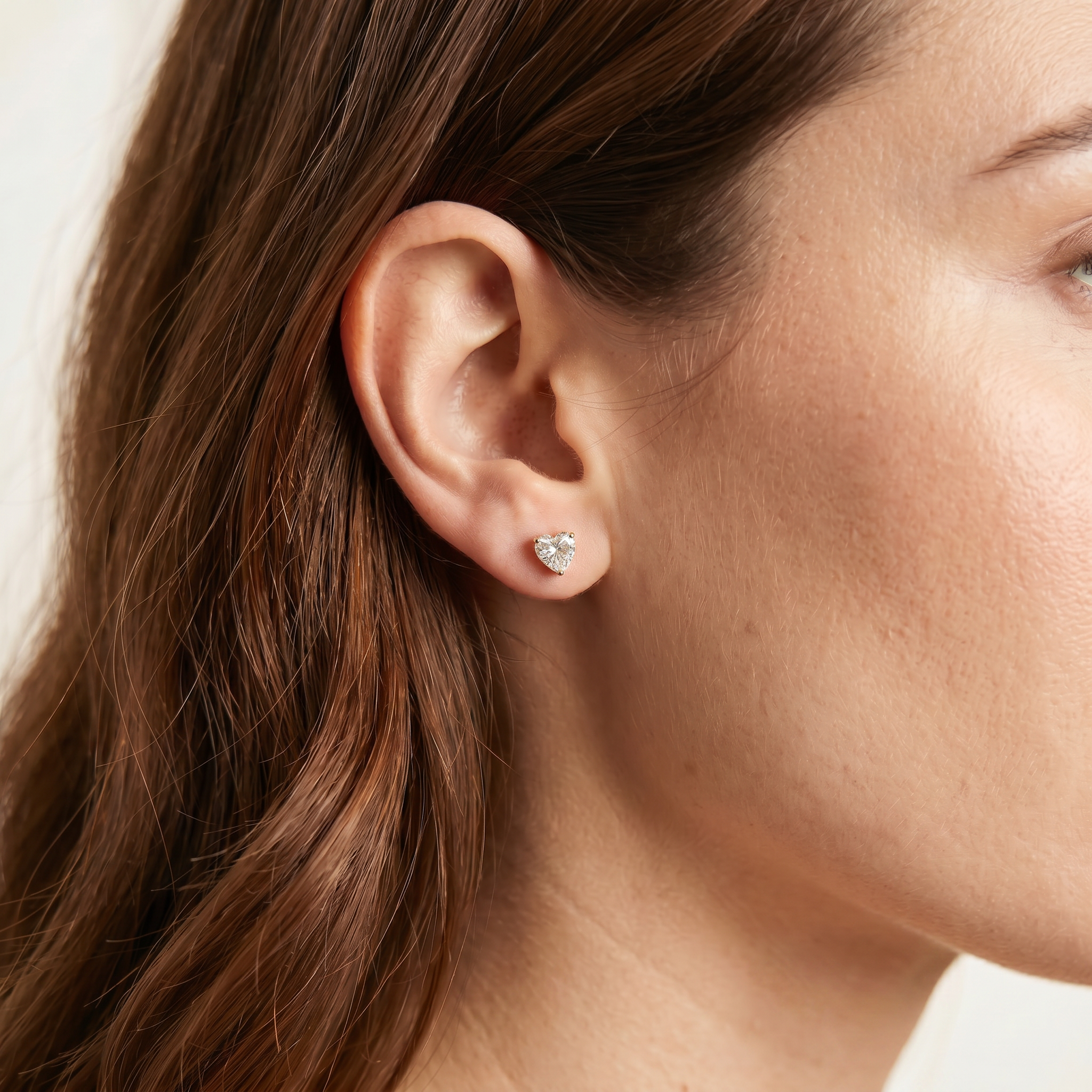 Mabel Heart Earrings (Gold)
