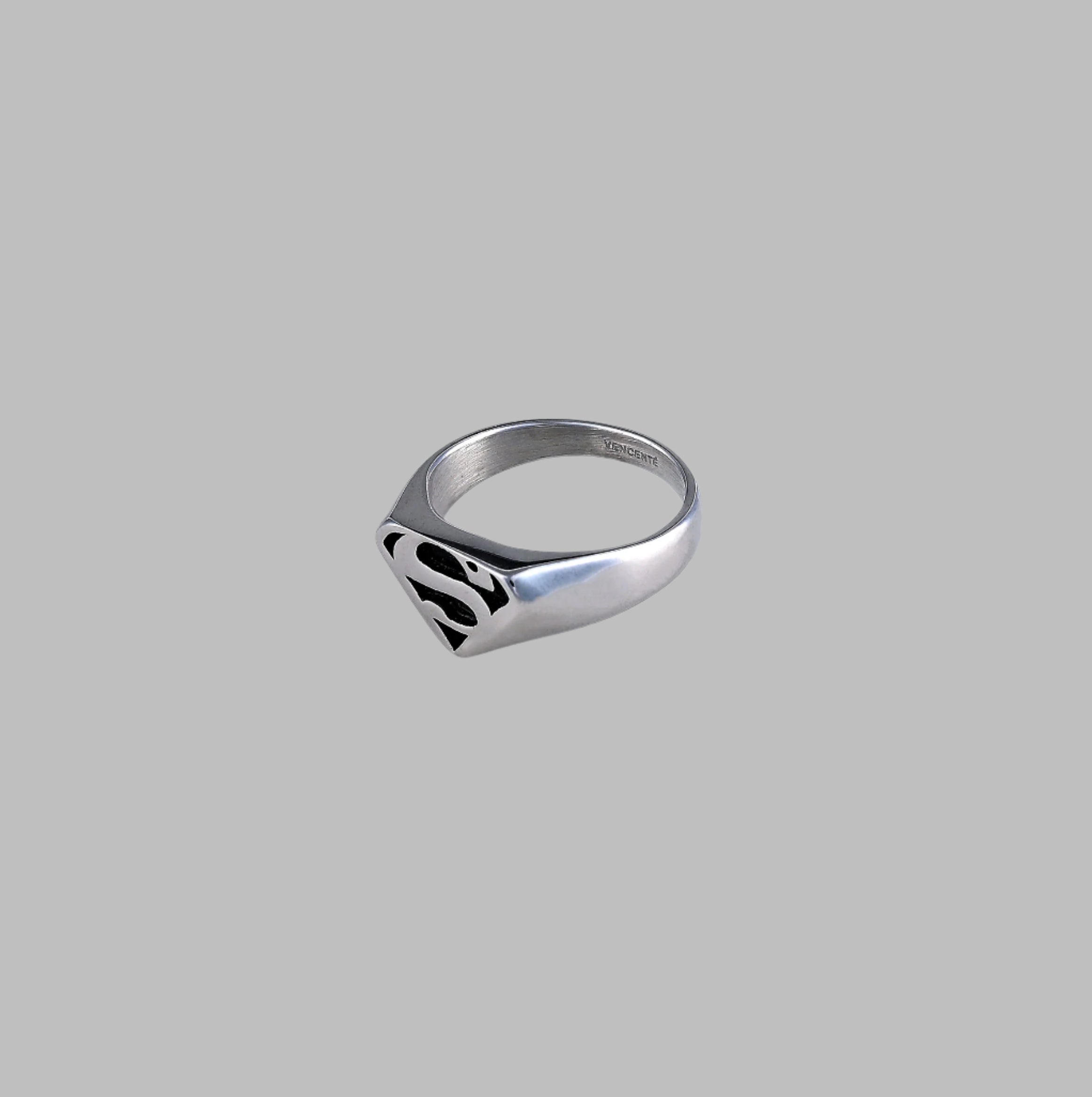 SuperMan Ring (White Gold)