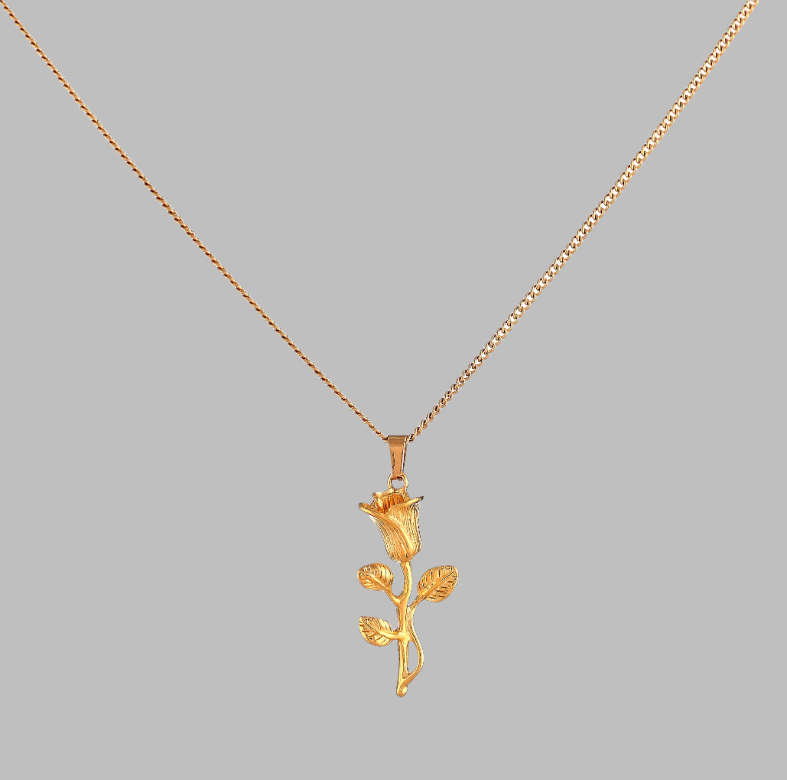 Rose Pendant (Gold)