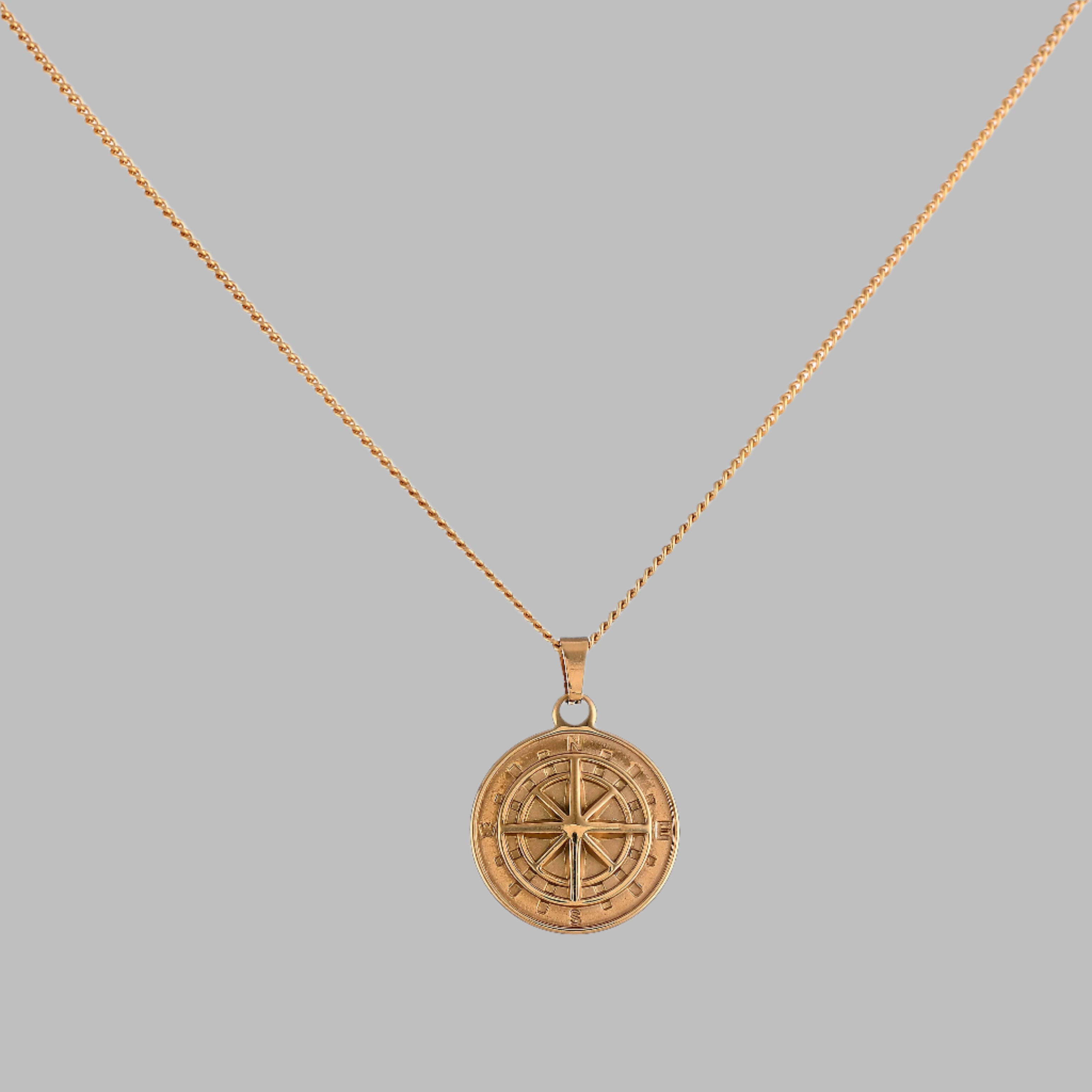Compass Pendant (Gold)