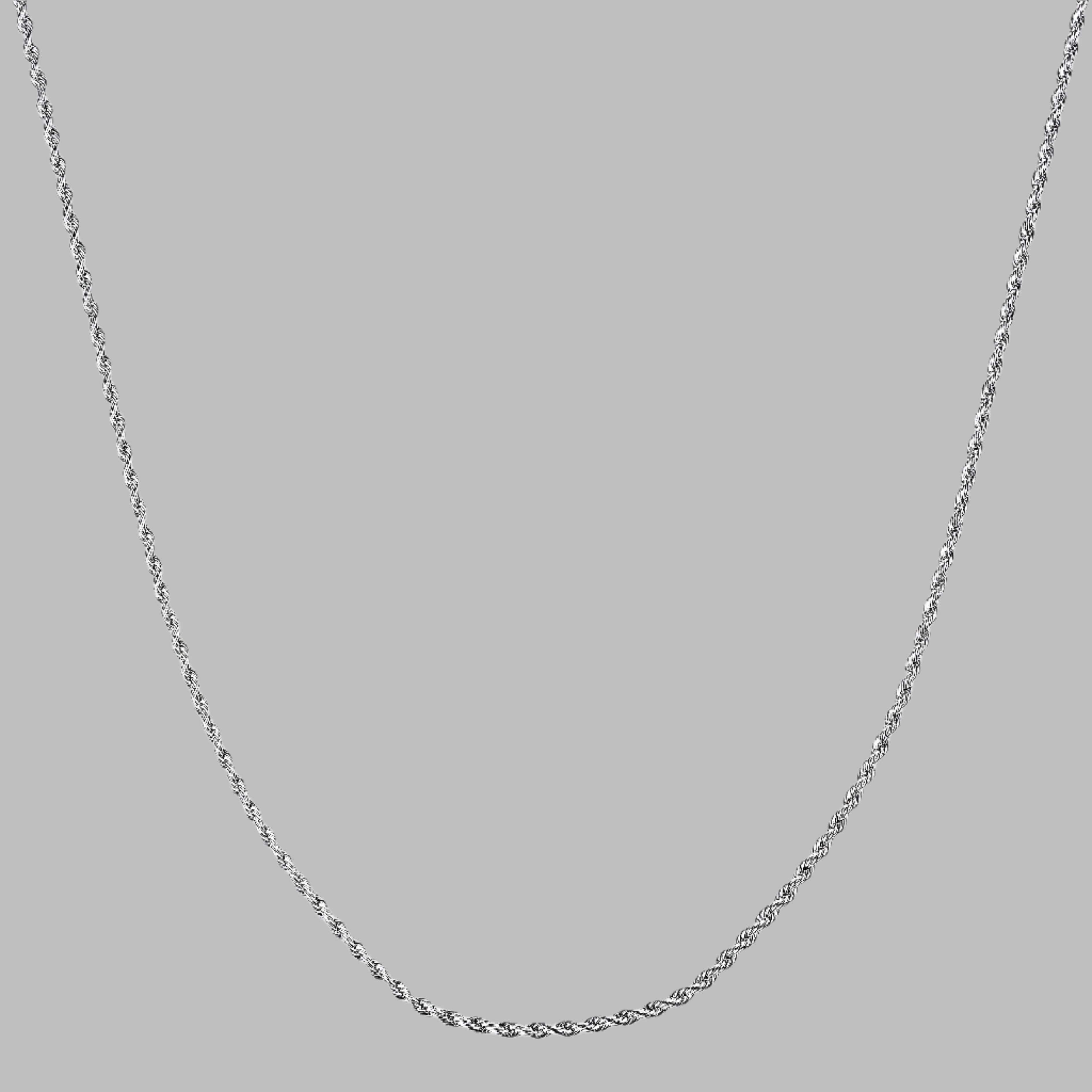 Rope Chain 3MM (White Gold)