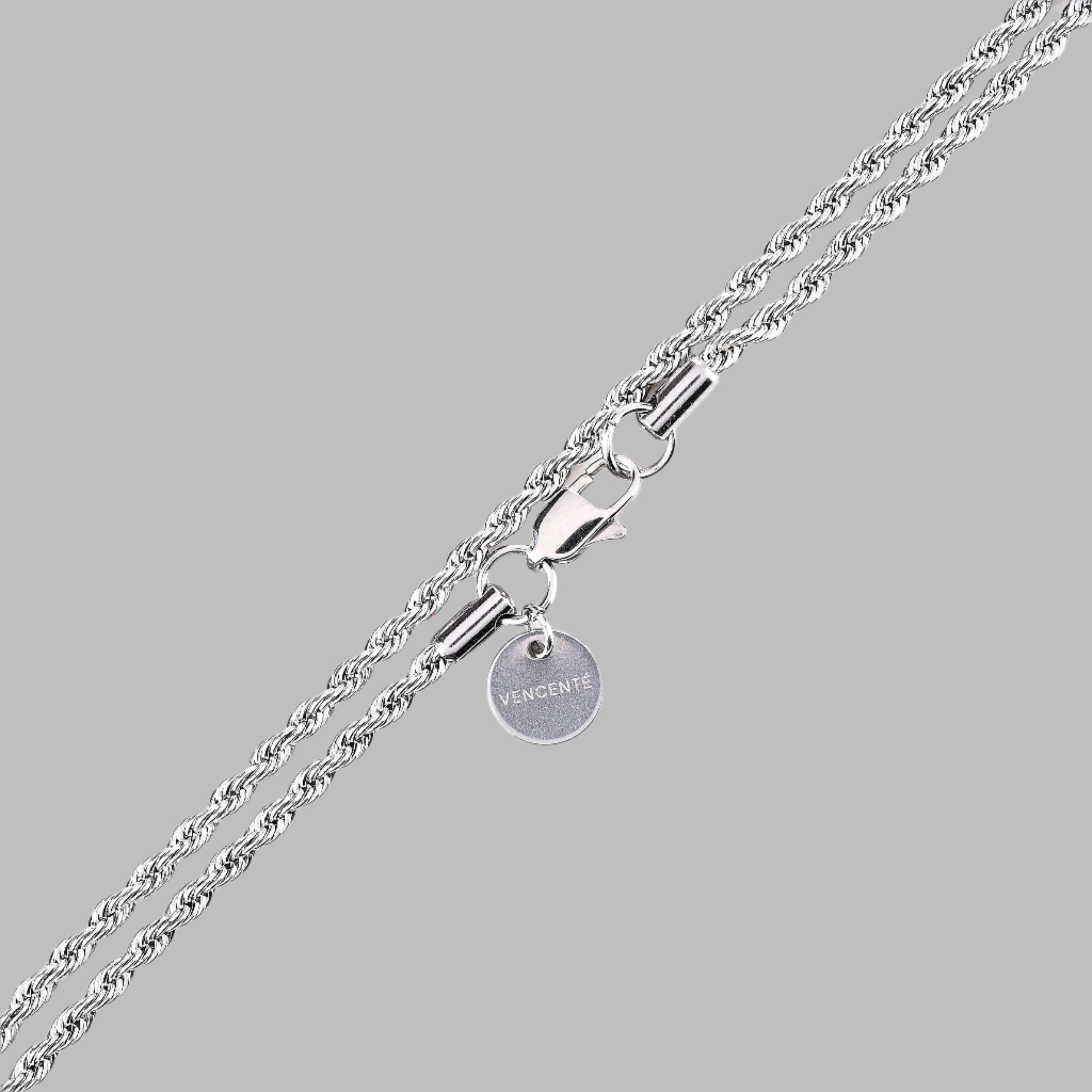 Rope Chain 3MM (White Gold)