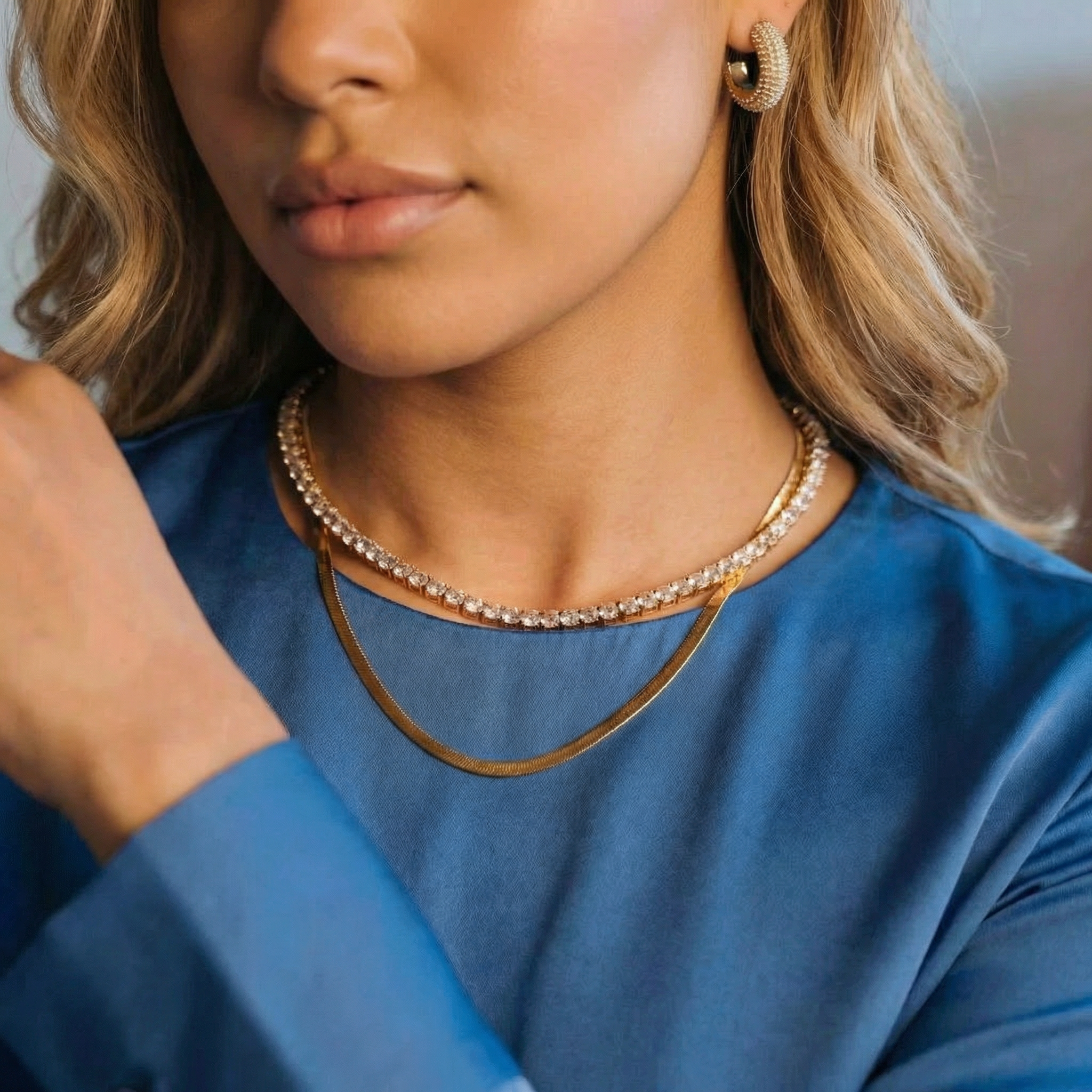 Women's Tennis Chain 5MM (Gold)
