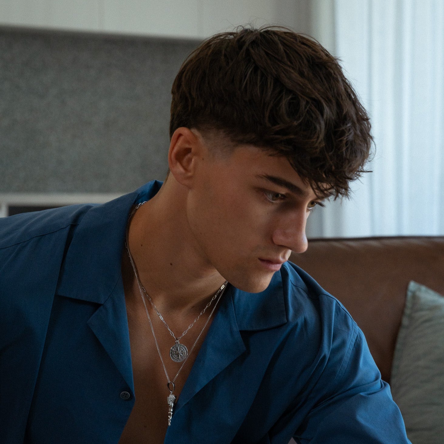 Paper Clip Chain 5MM (White Gold)