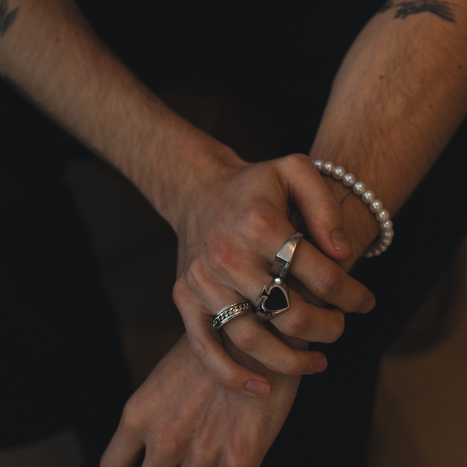 Cuban Ring (White Gold)