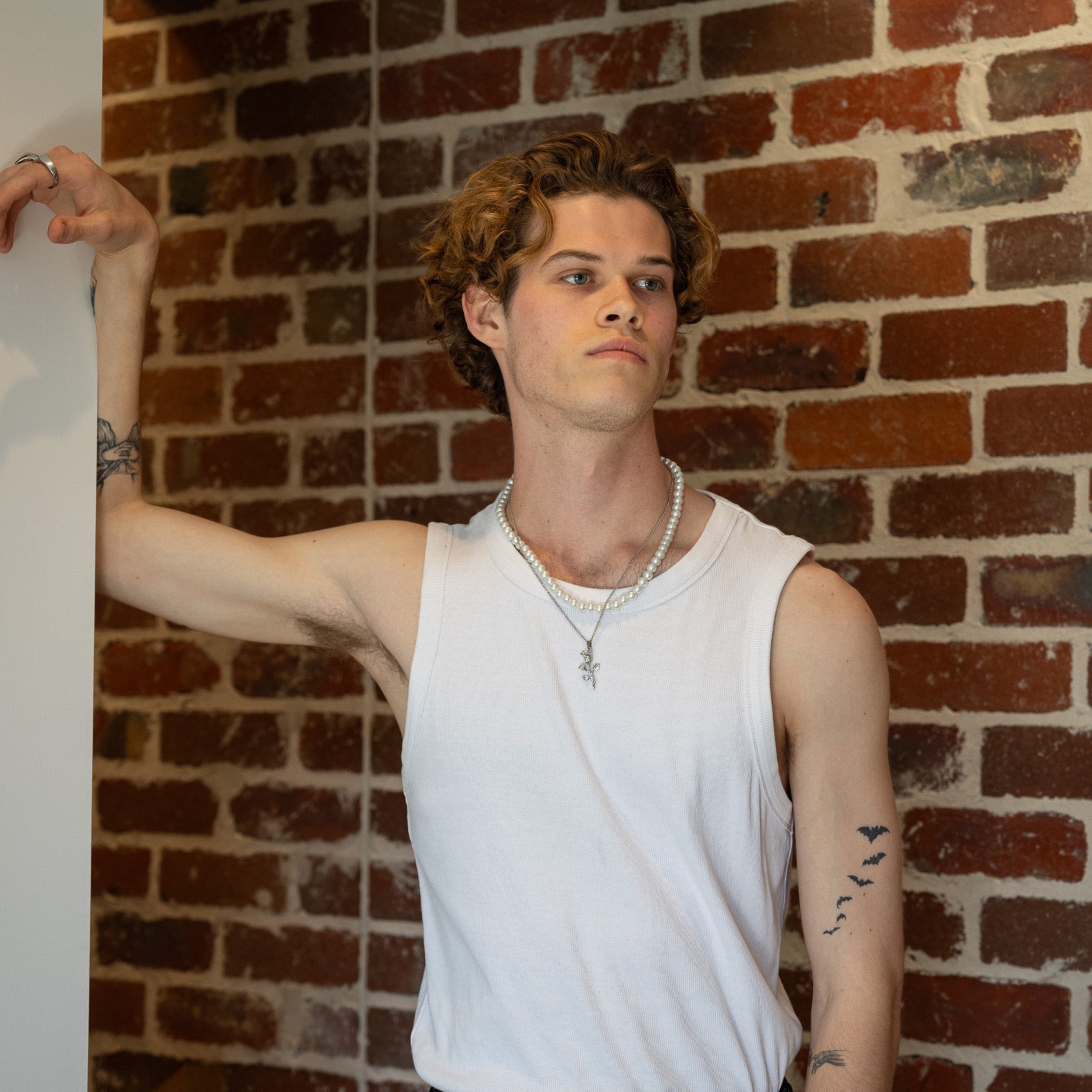 Rose Pendant (White Gold)