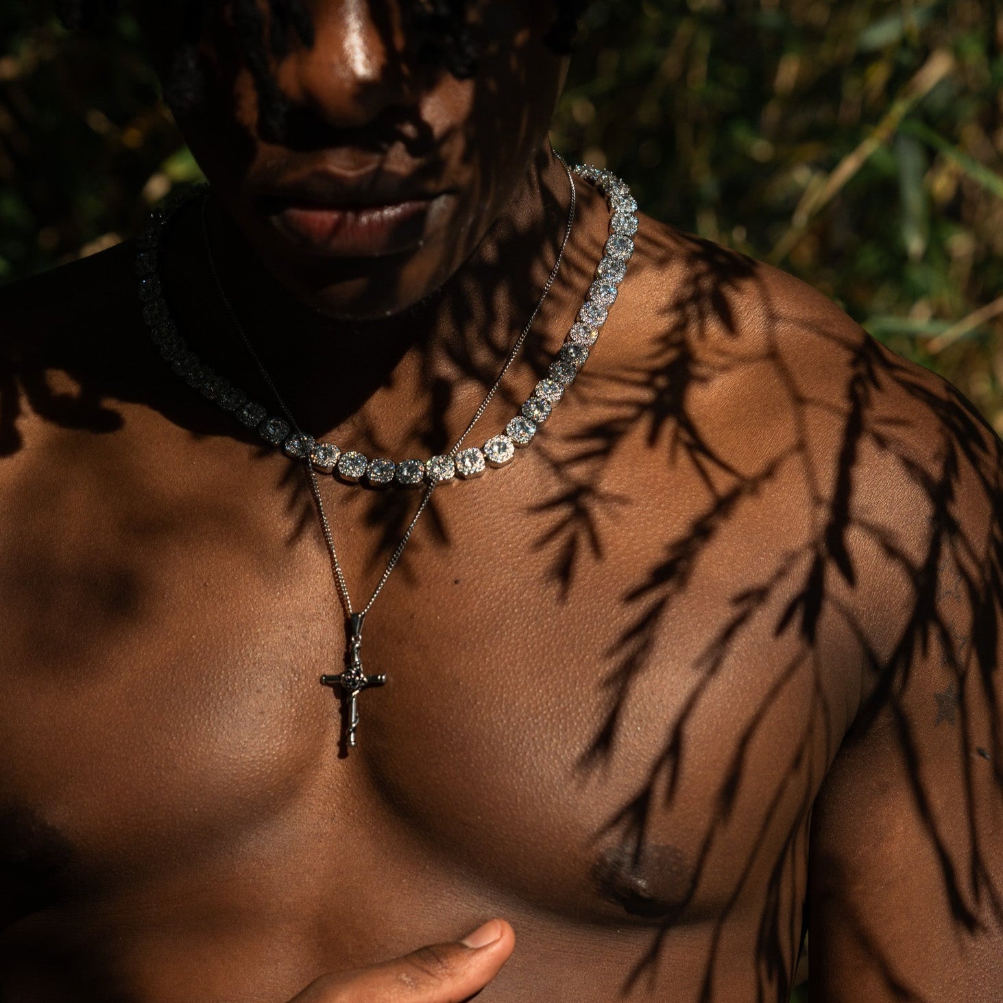 Sacred Rose Pendant (White Gold)