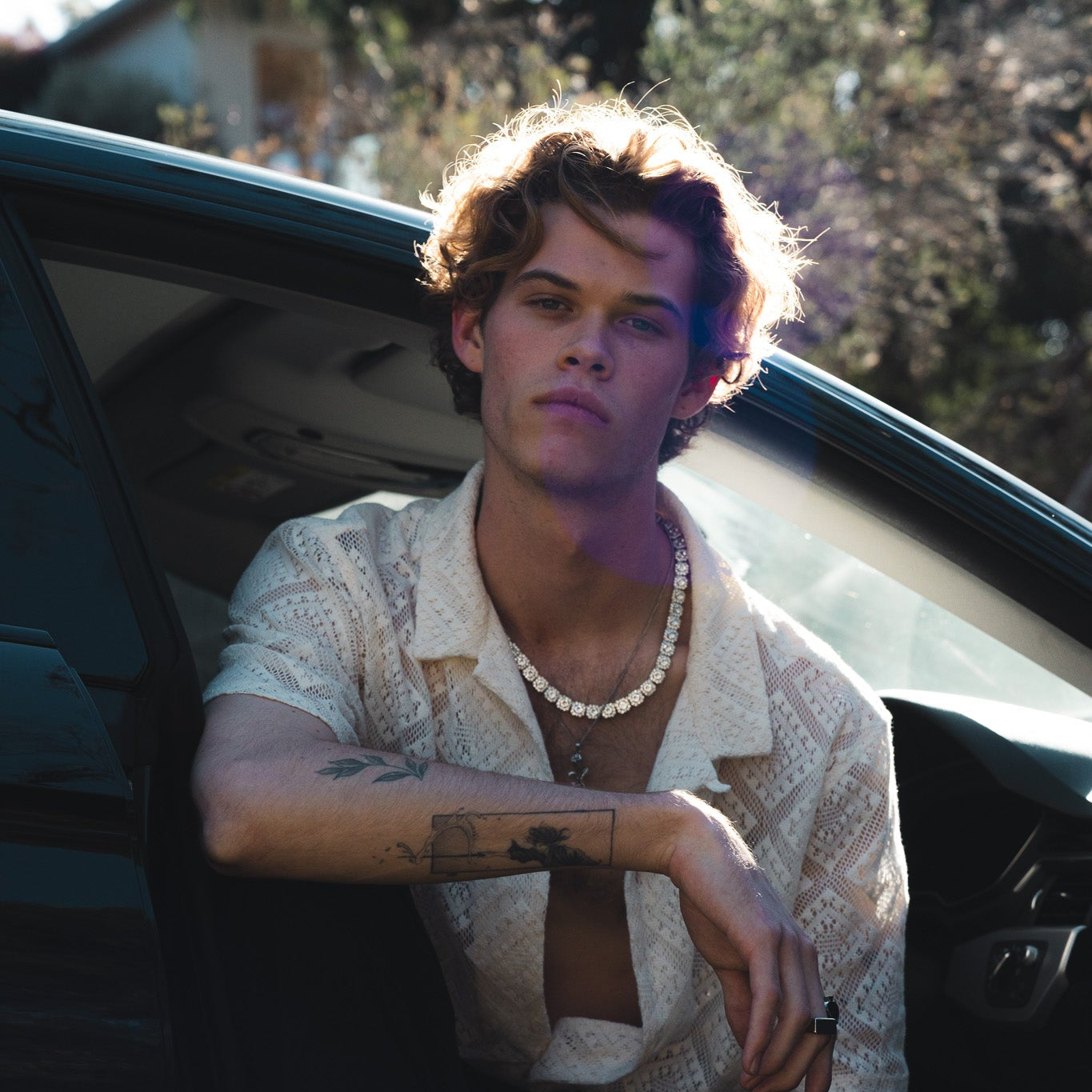 Baguette Chain 10MM (White Gold)