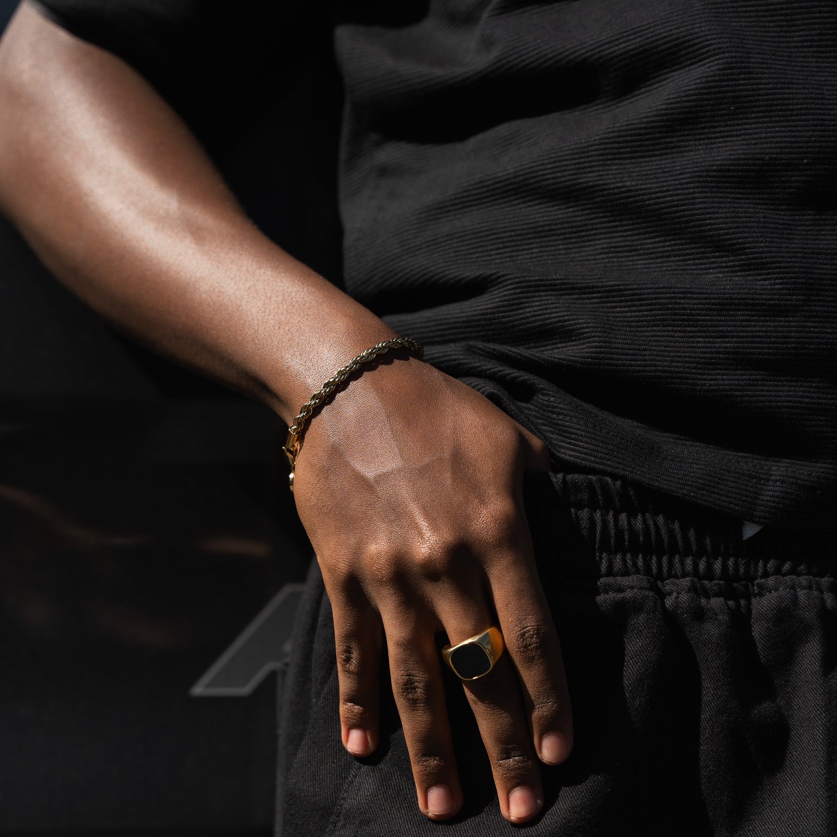 Rope Bracelet 5MM (Gold)