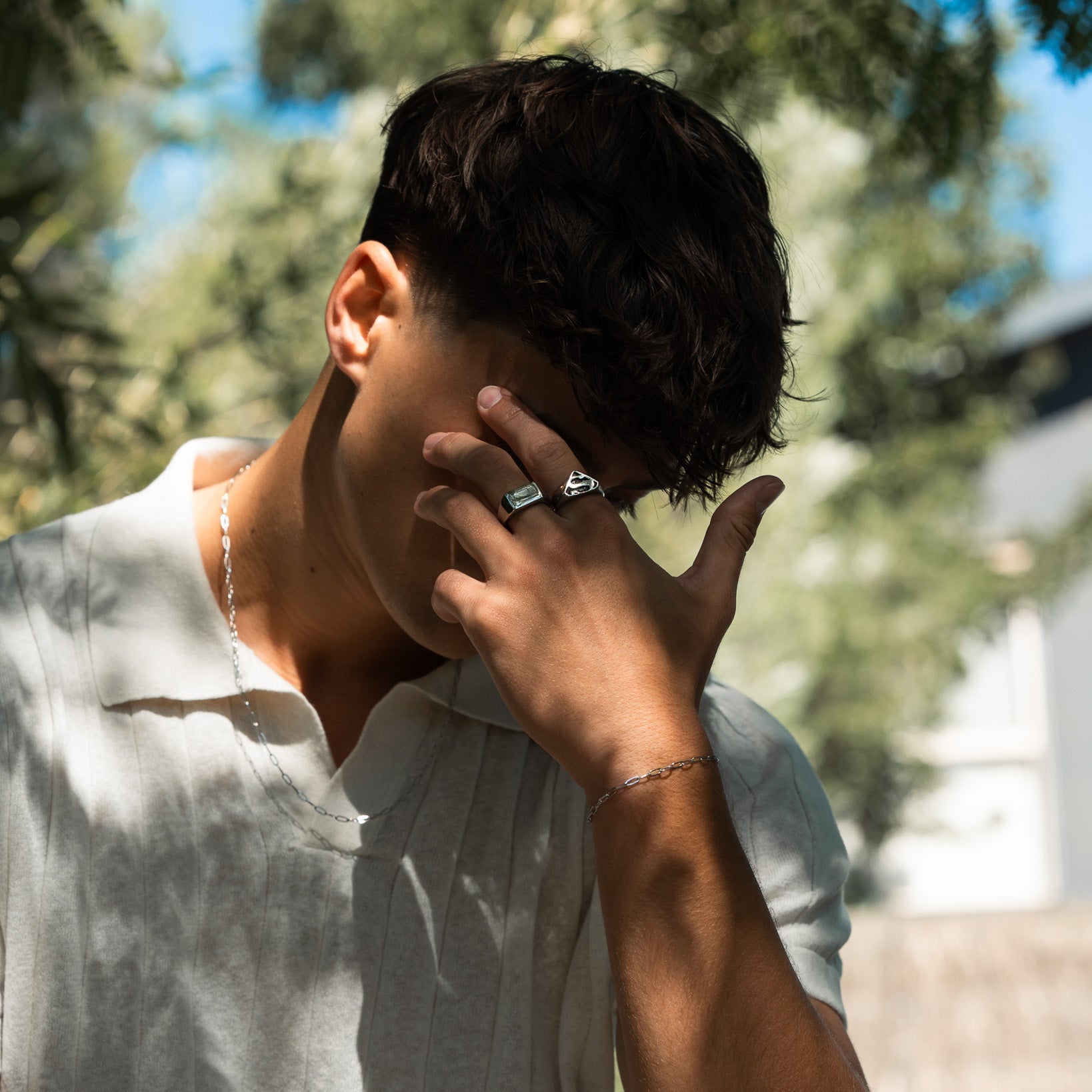 SuperMan Ring (White Gold)