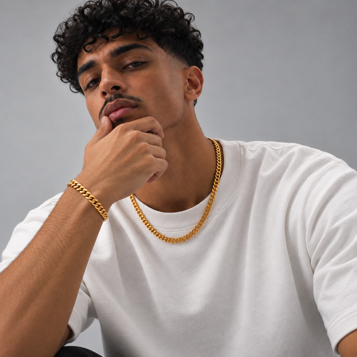 Cuban Bracelet 8MM (Gold)