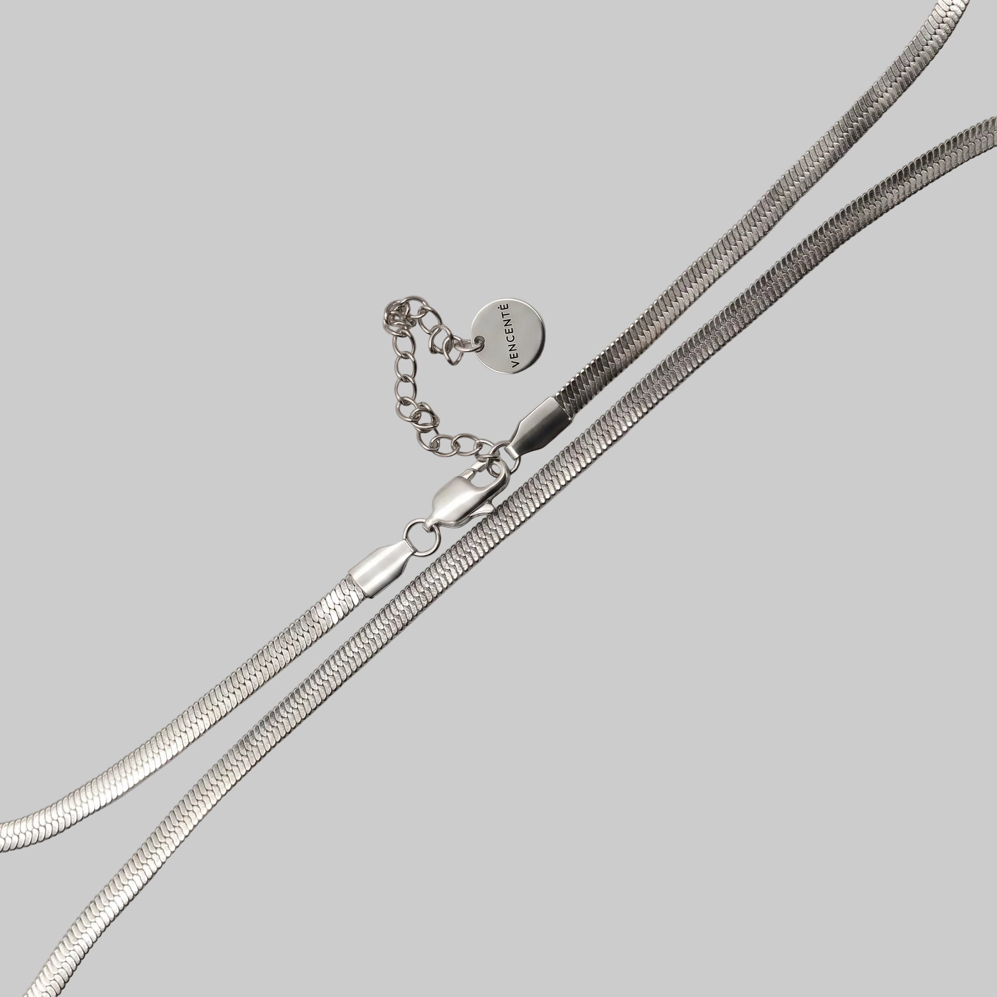 Herringbone Chain (White Gold)