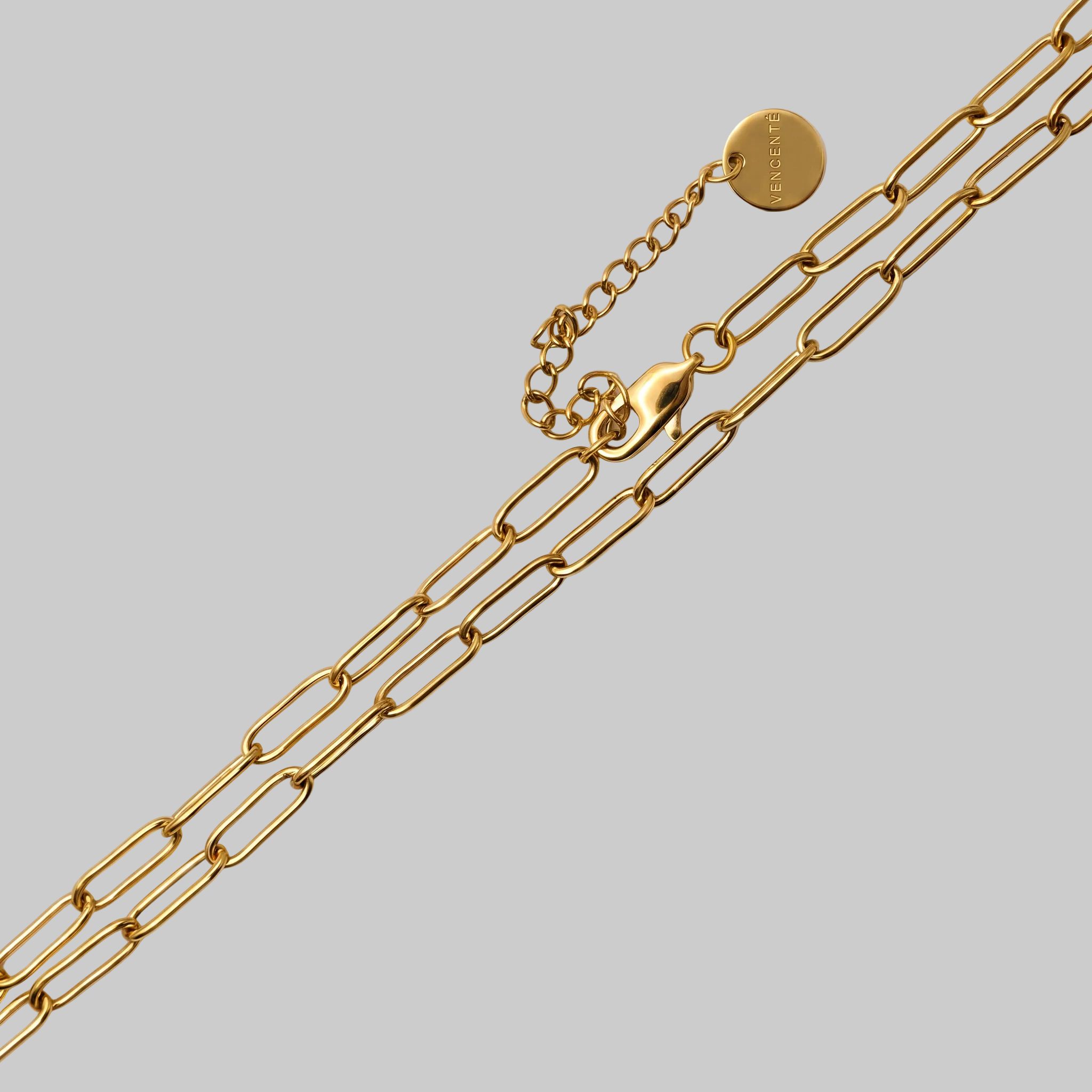 Women's Paperclip Chain (Gold)