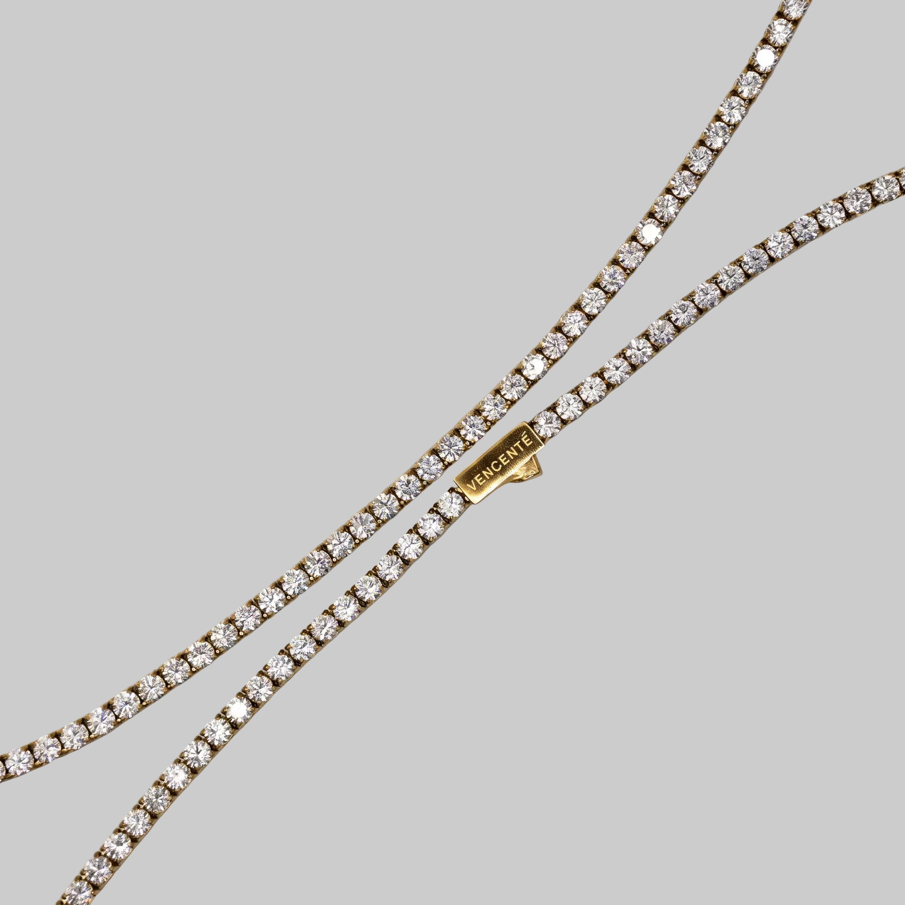 Women's Tennis Chain 3mm (Gold)