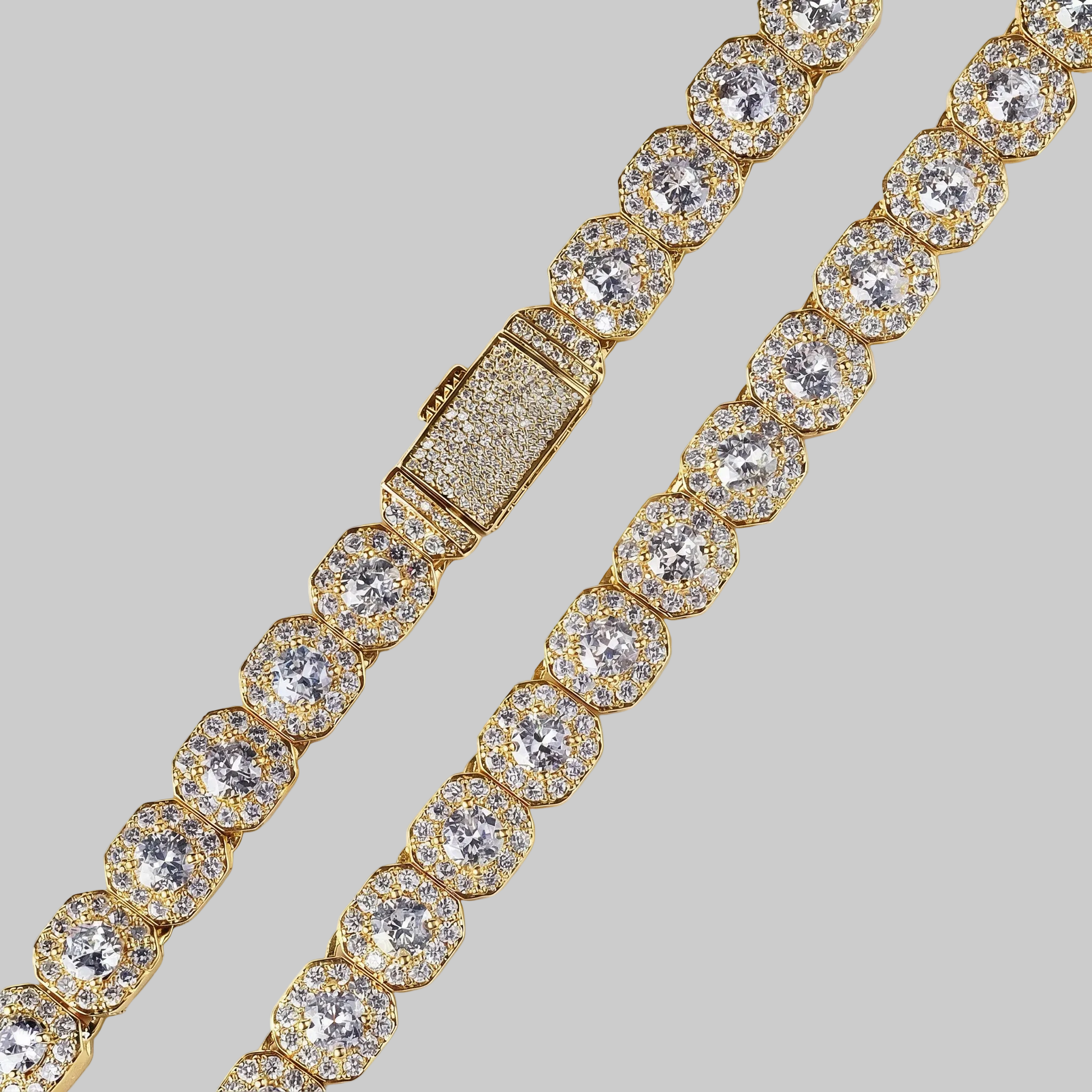 Baguette Chain 10MM (Gold)