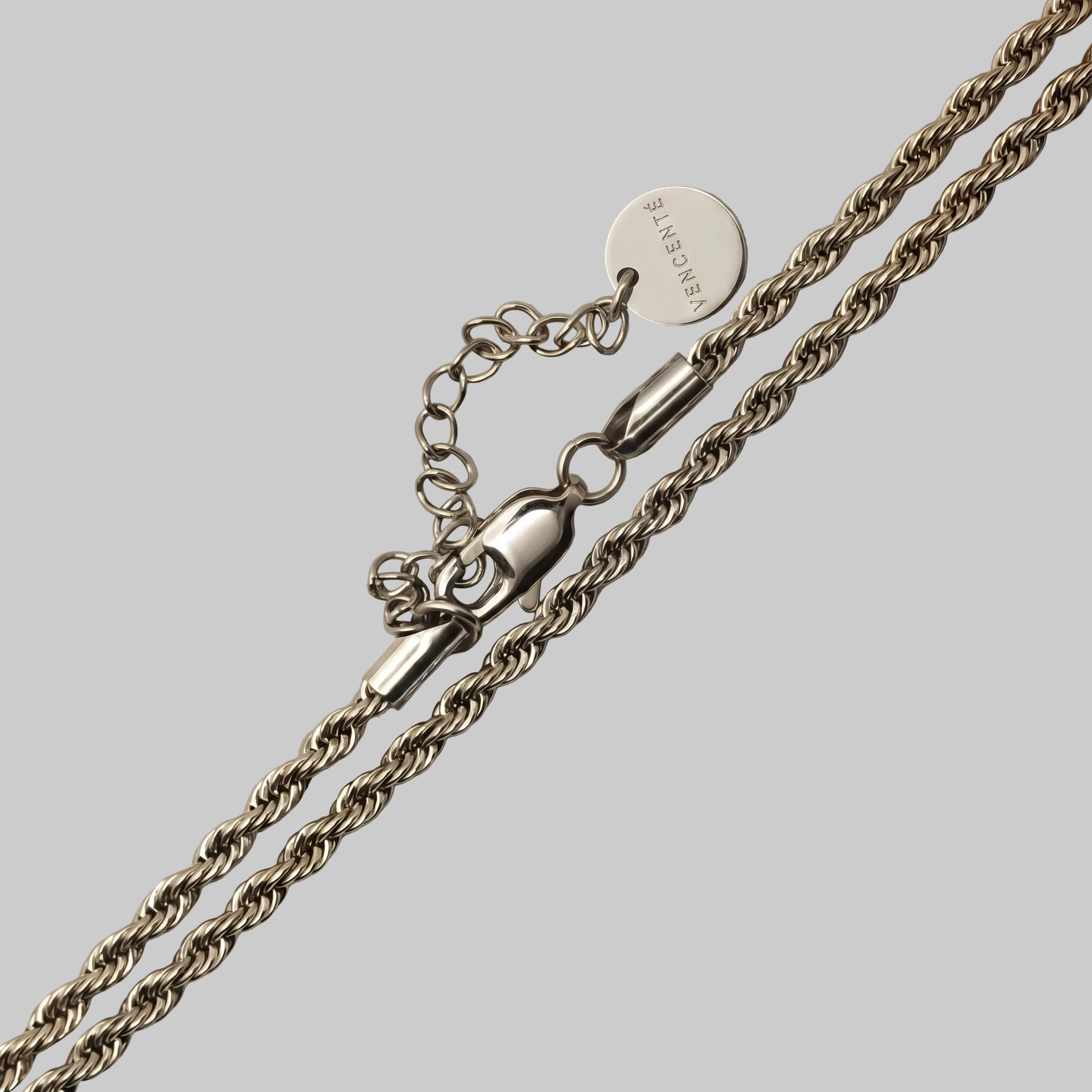 Women's Rope Chain (White Gold)