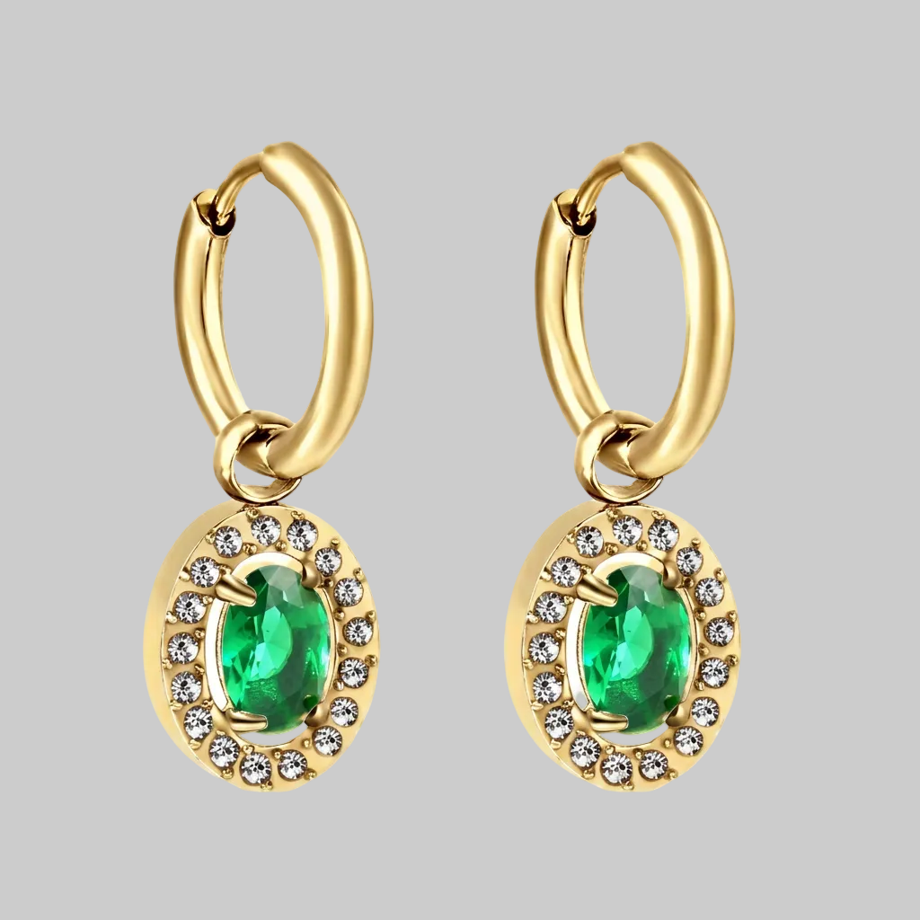 Ivana Halo Earrings (Gold)