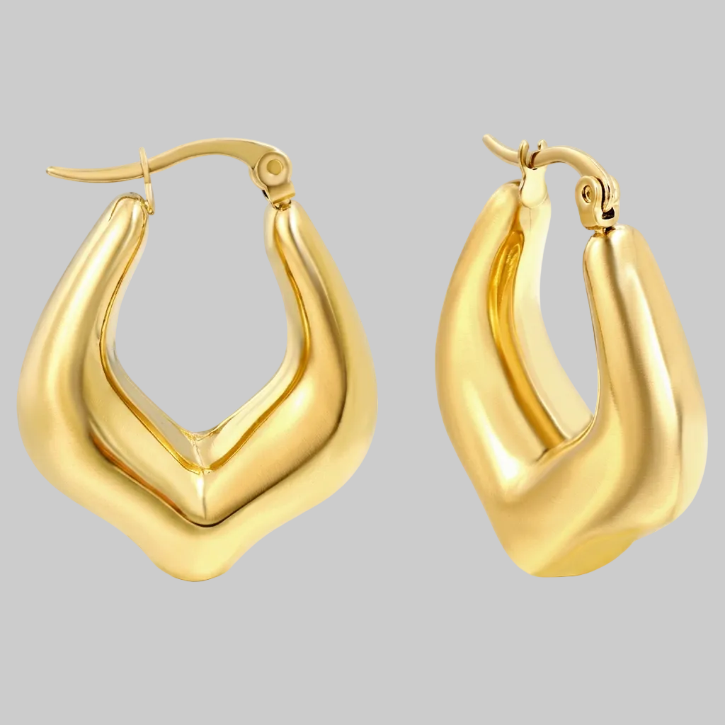 Tidal Hoops (Gold)