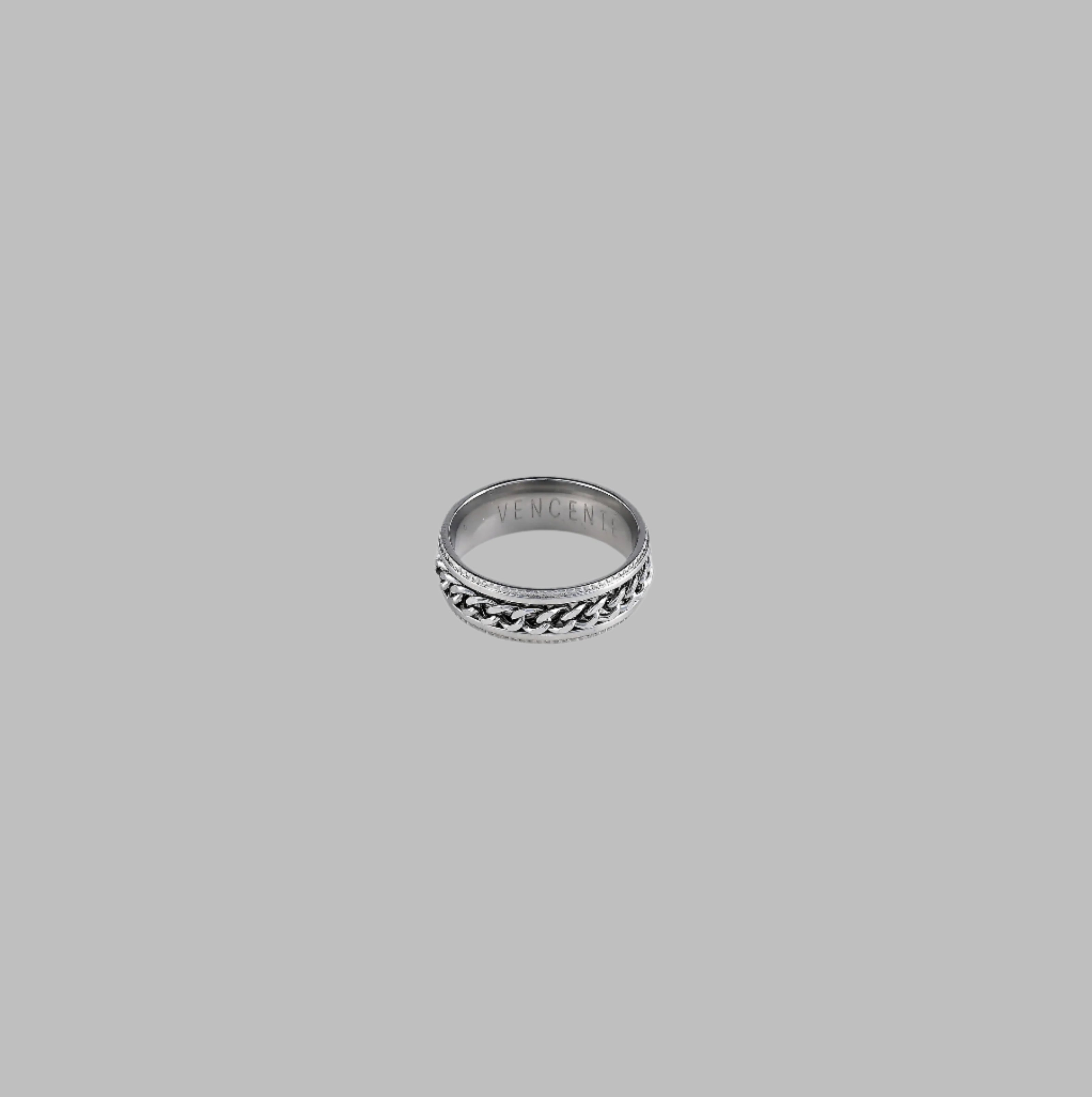 Cuban Ring (White Gold)