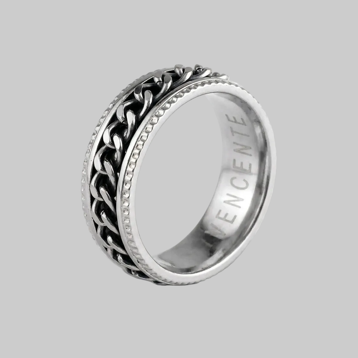 Cuban Ring (White Gold)