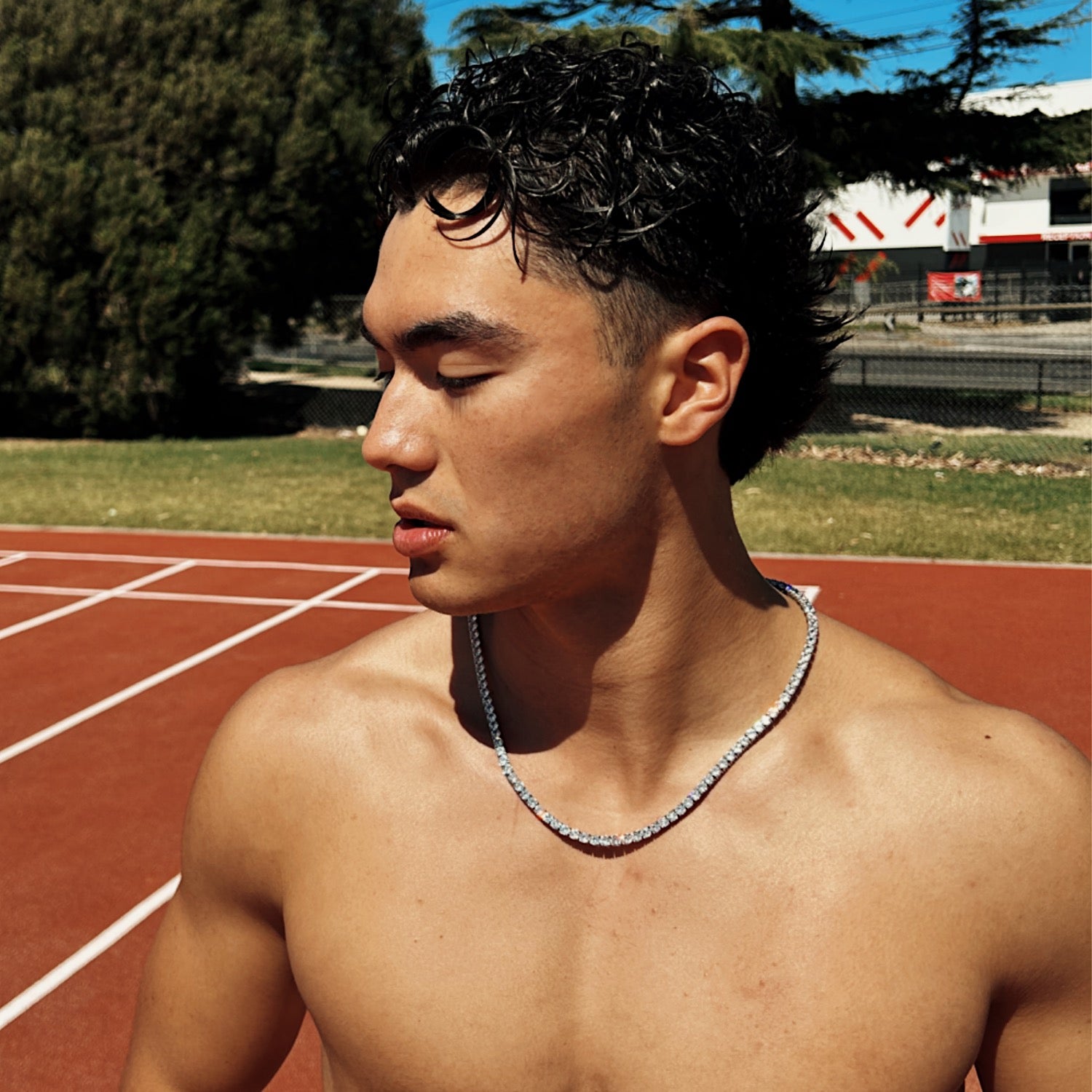 Tennis Chain 5MM (White Gold)