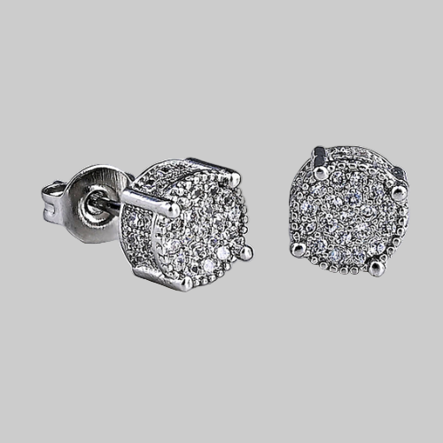 Frost Studs (White Gold)