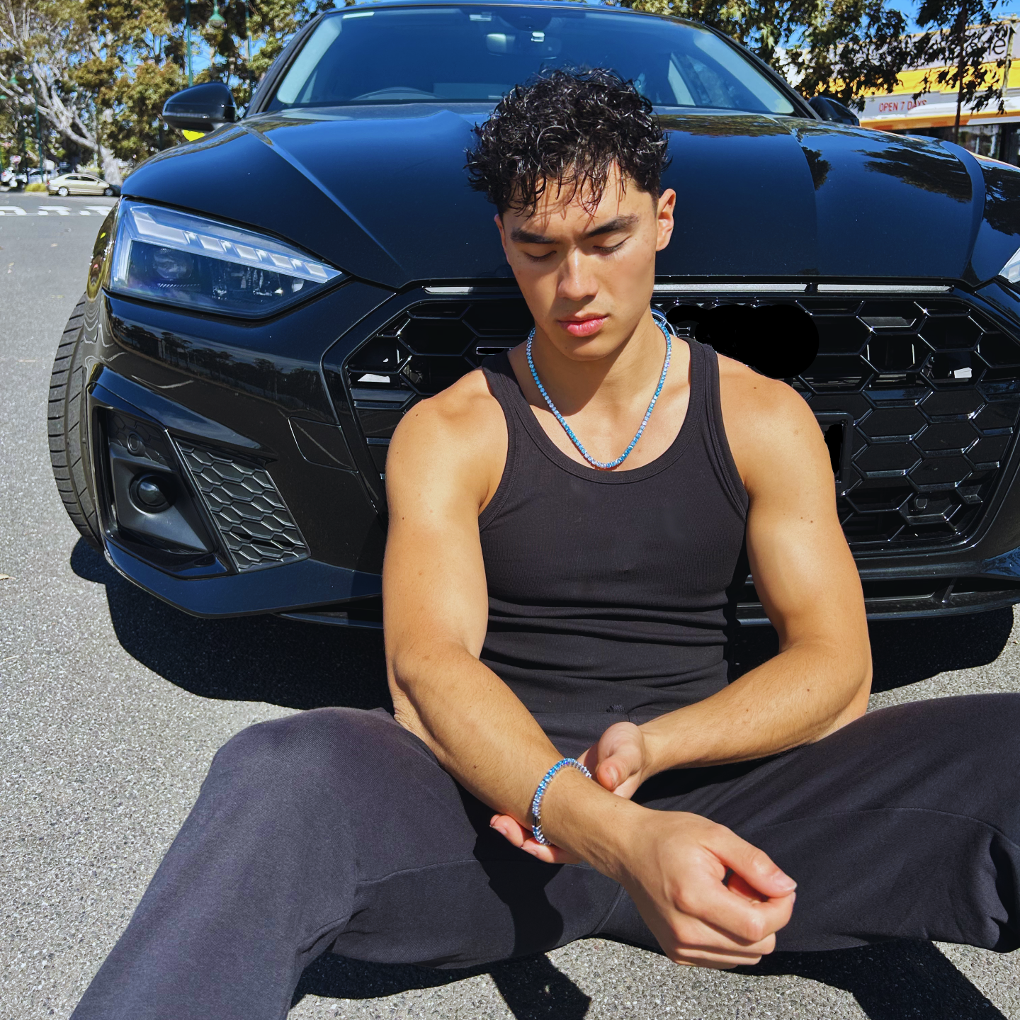 Tennis Chain 5MM (Ice Blue)