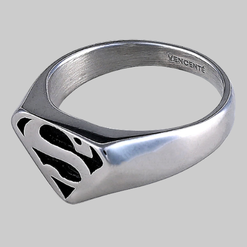 SuperMan Ring (White Gold)